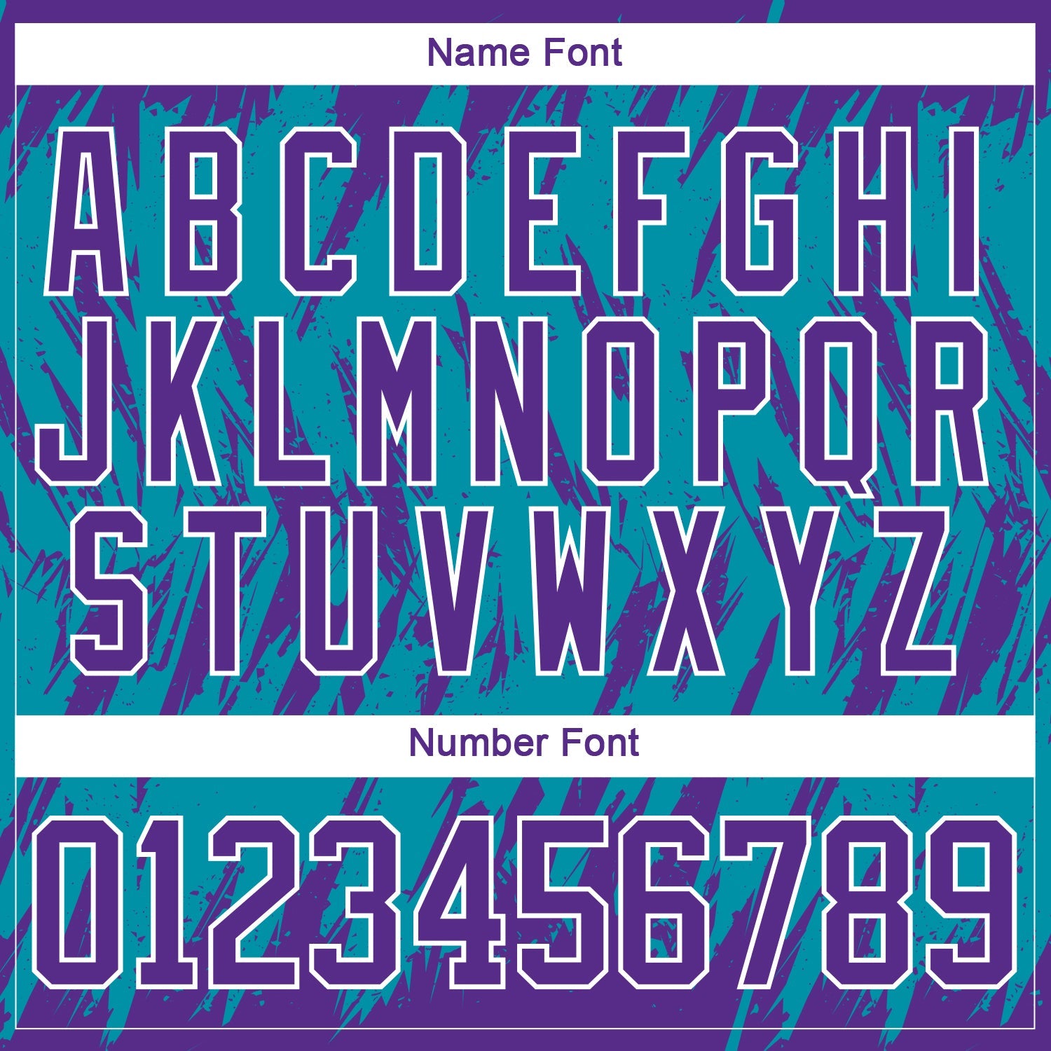 Custom Teal Purple-White 3D Pattern Splash Art Hockey Lace Neck Jersey view 5