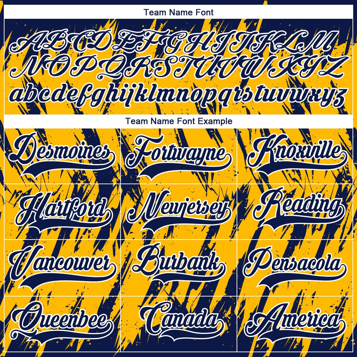 Custom Gold Navy-White 3D Pattern Splash Art Hockey Lace Neck Jersey view 4