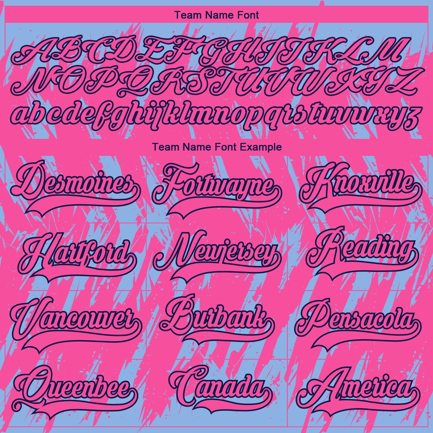 Custom Pink Light Blue Navy-White 3D Pattern Splash Art Hockey Lace Neck Jersey view 4