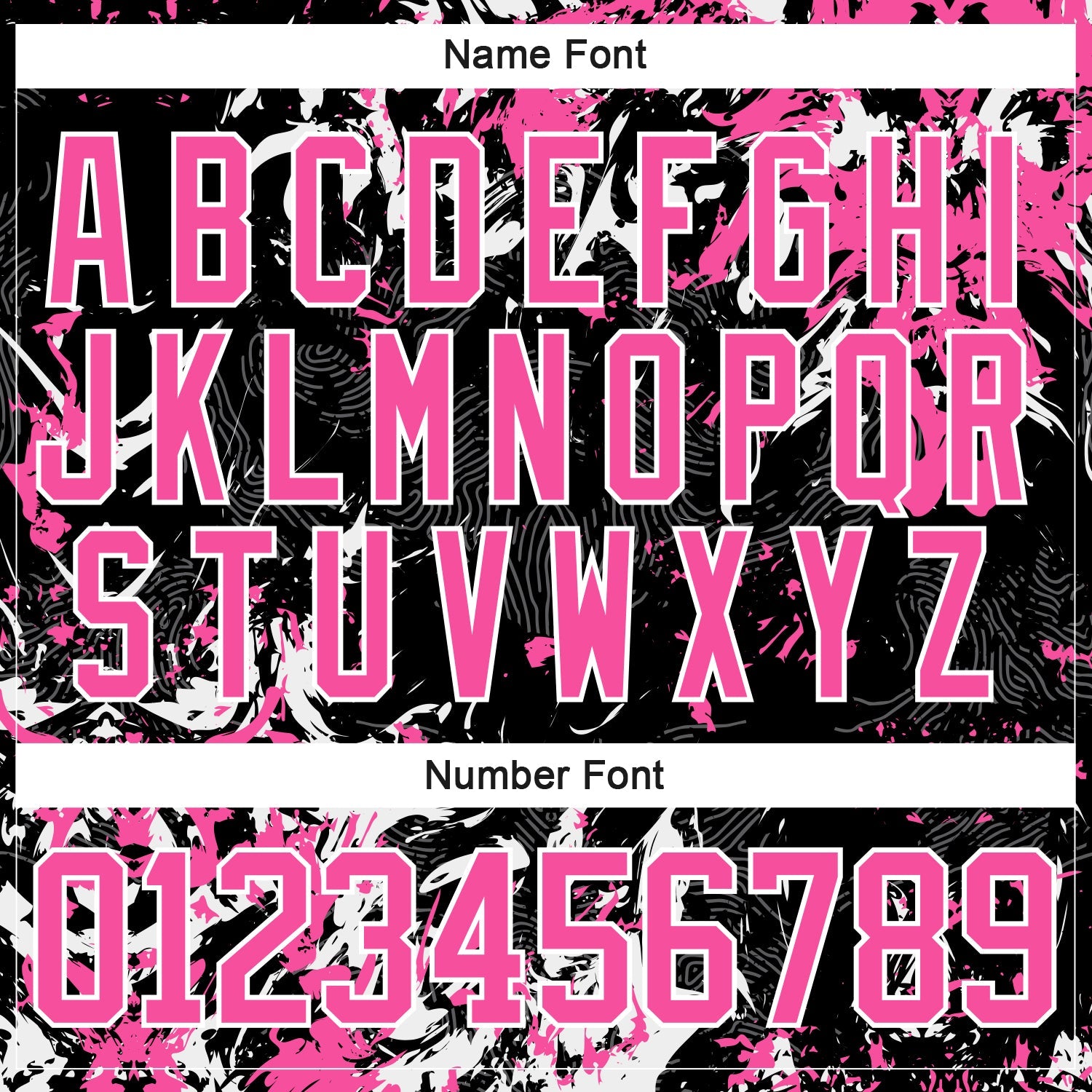 Custom Black Pink-White 3D Fluid Art Splash Hockey Lace Neck Jersey view 5