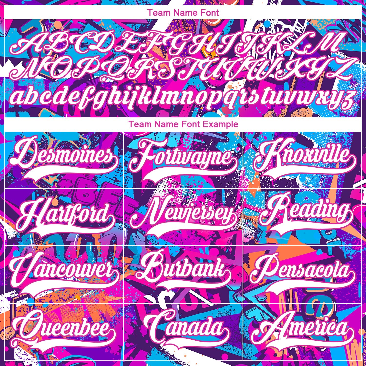 Custom Graffiti Pattern White Purple-Deep Pink 3D Pattern Scratch Hockey Lace Neck Jersey view 4