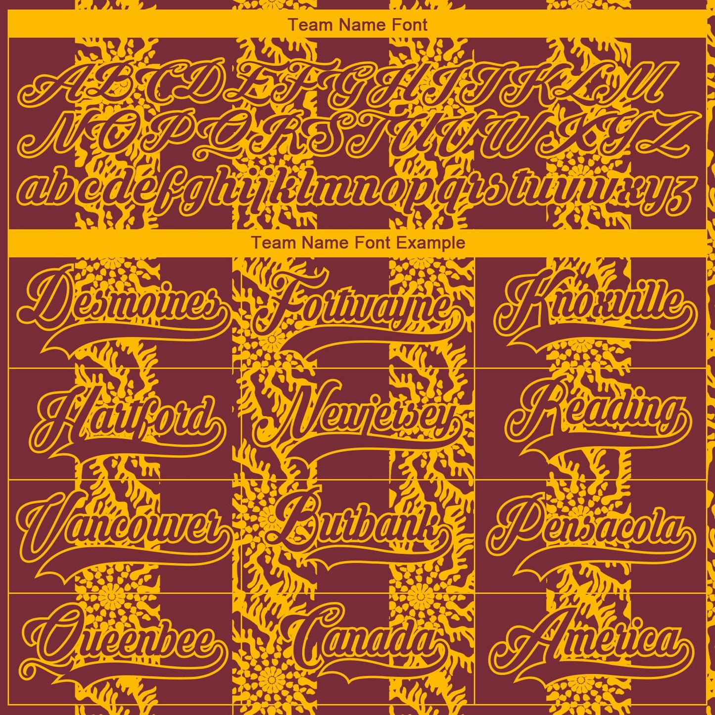 Custom Burgundy Gold-White 3D Pattern Abstract Shape Hockey Lace Neck Jersey view 4