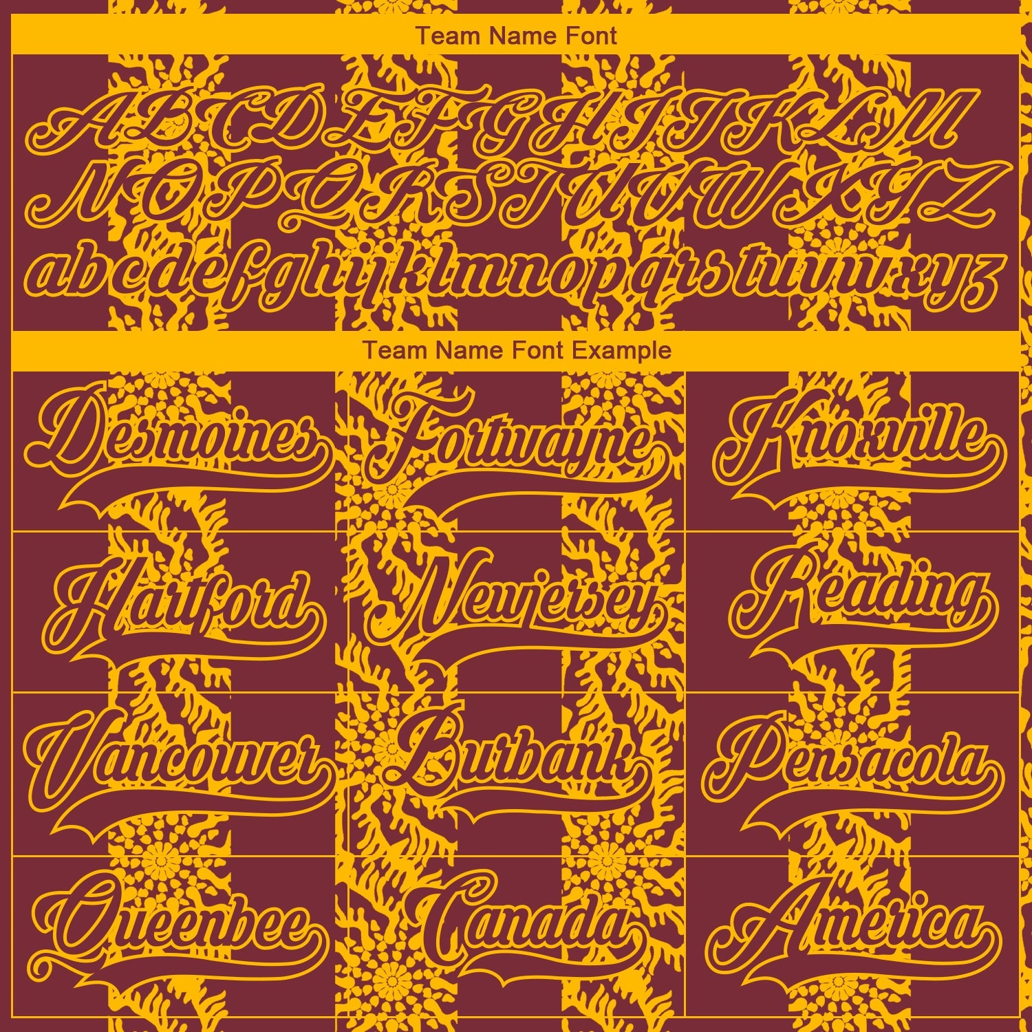 Custom Burgundy Gold-White 3D Pattern Abstract Shape Hockey Lace Neck Jersey view 4