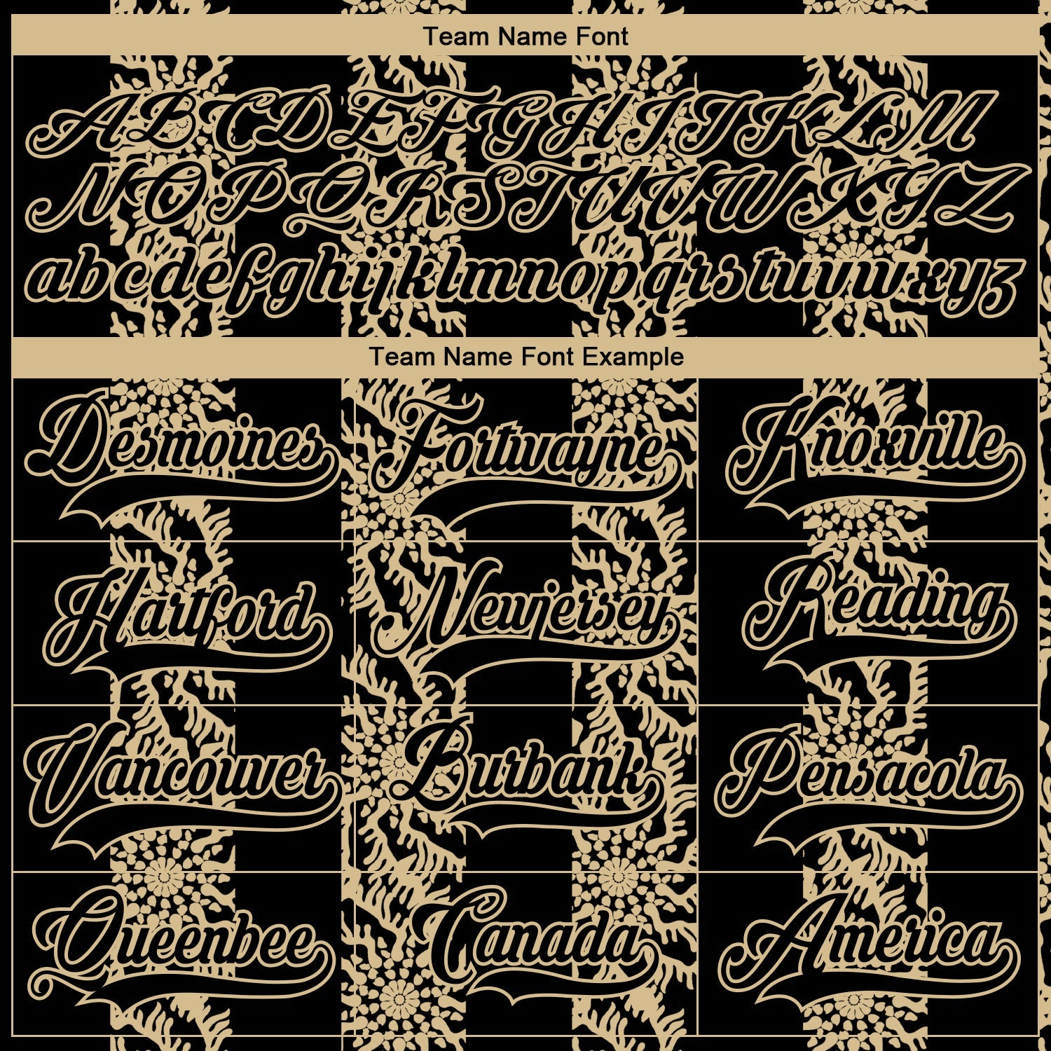 Custom Black Vegas Gold-White 3D Pattern Abstract Shape Hockey Lace Neck Jersey view 4