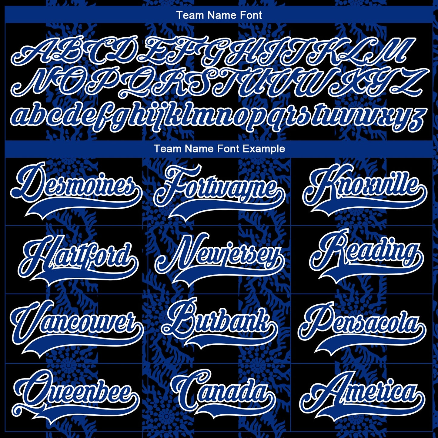 Custom Black Royal-White 3D Pattern Abstract Shape Hockey Lace Neck Jersey view 4