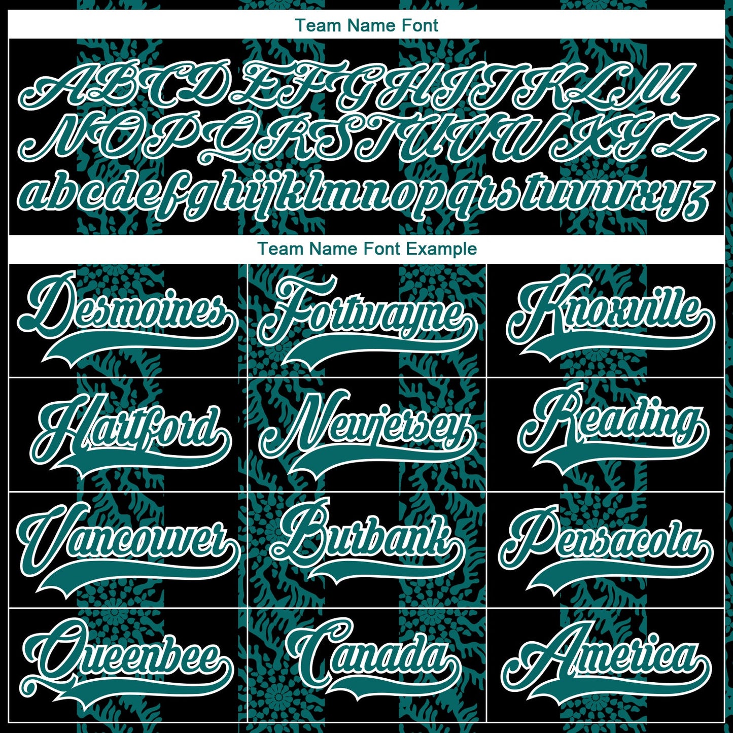 Custom Black Teal-White 3D Pattern Abstract Shape Hockey Lace Neck Jersey view 4
