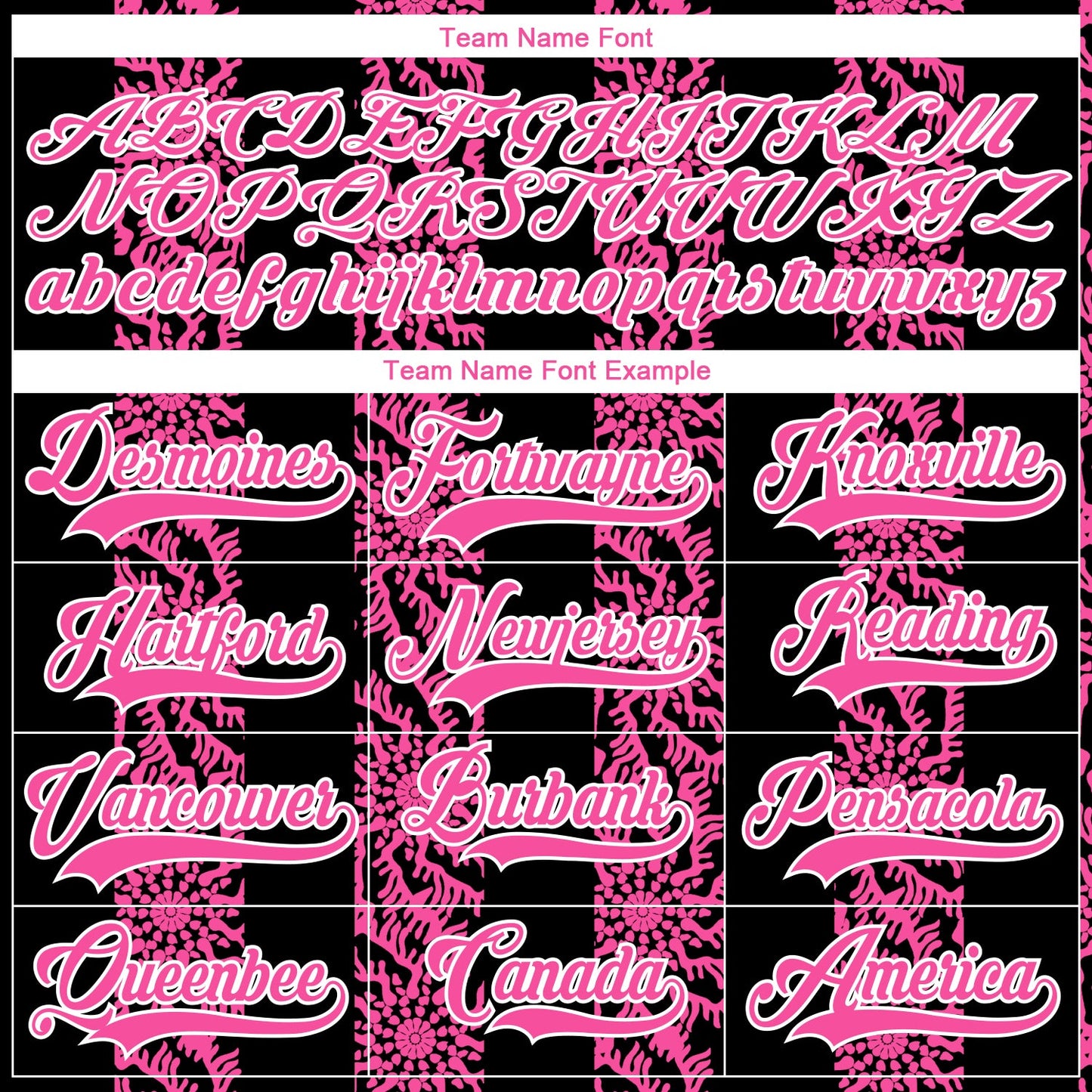 Custom Black Pink-White 3D Pattern Abstract Shape Hockey Lace Neck Jersey view 4