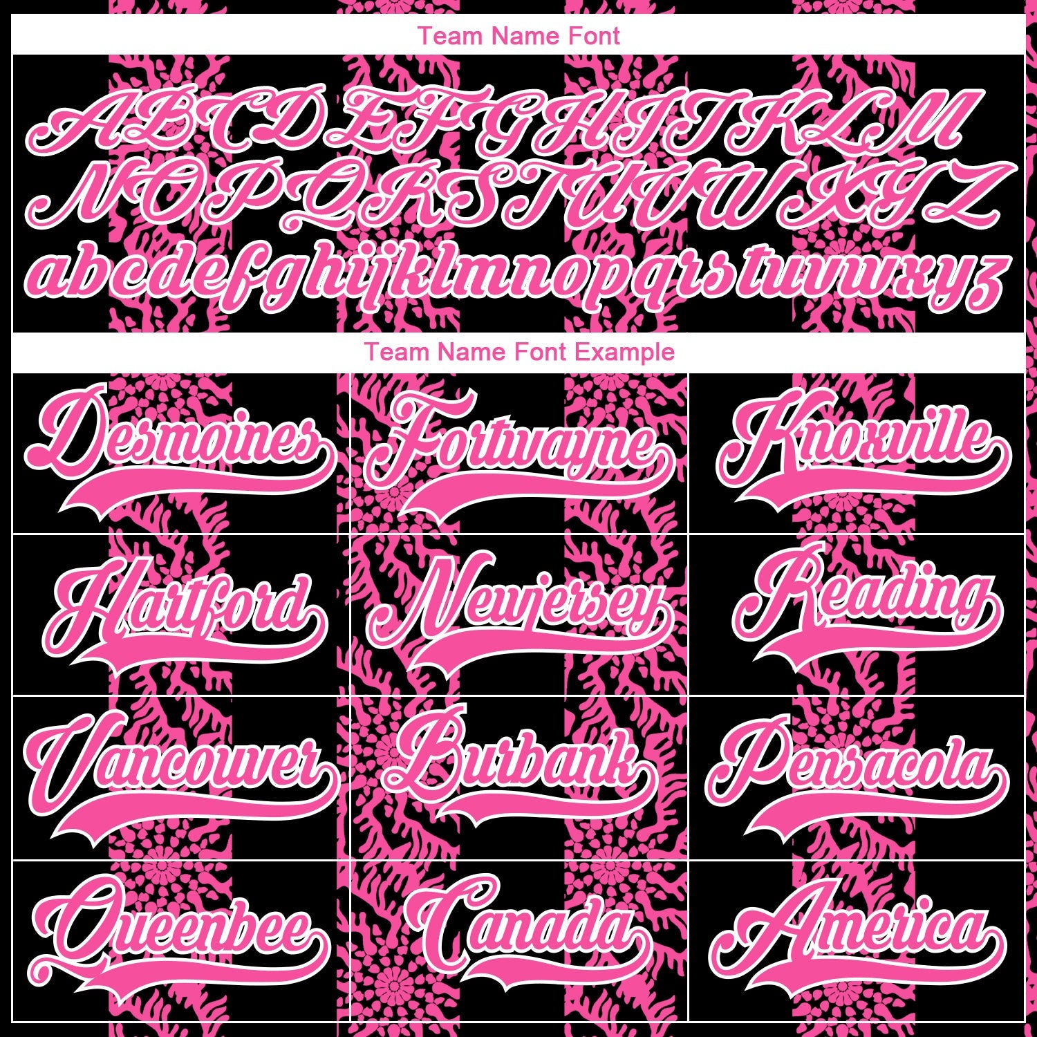 Custom Black Pink-White 3D Pattern Abstract Shape Hockey Lace Neck Jersey view 4