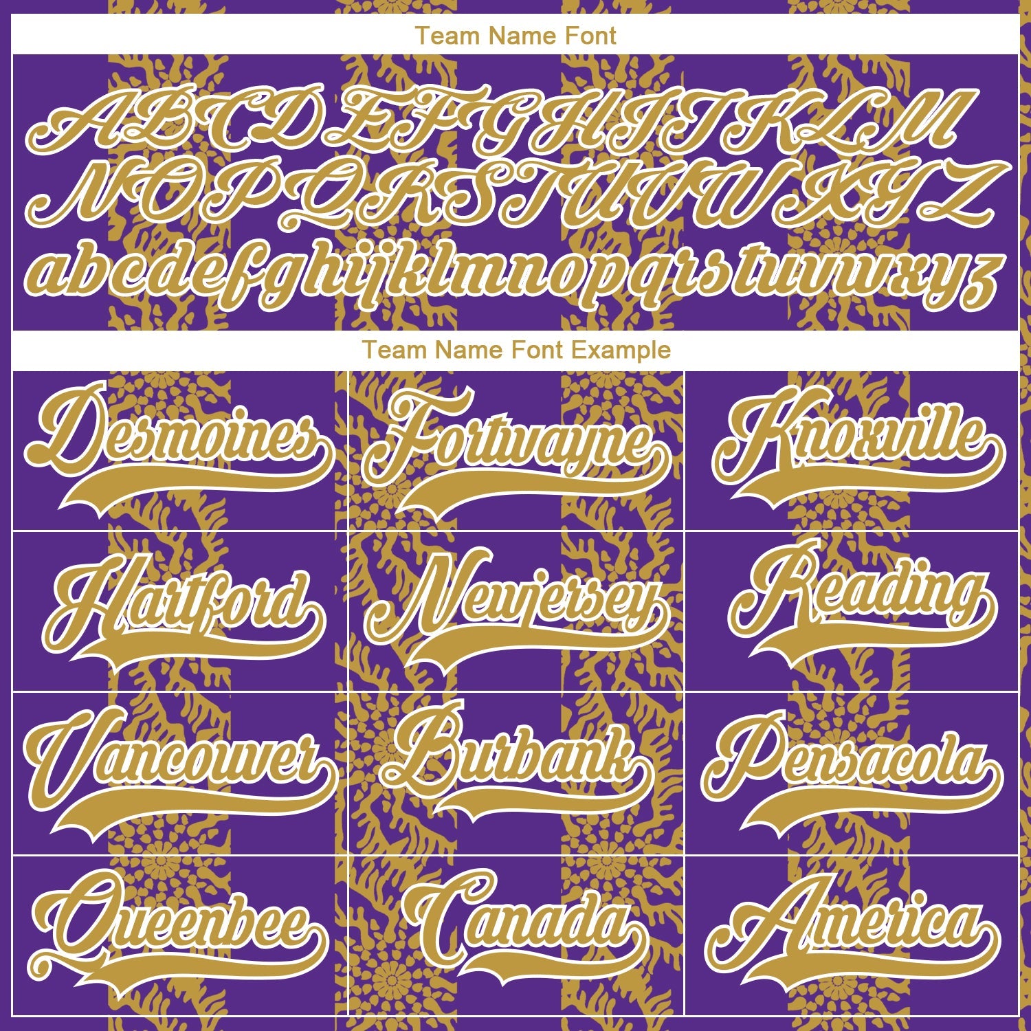 Custom Purple Old Gold-White 3D Pattern Abstract Shape Hockey Lace Neck Jersey view 4