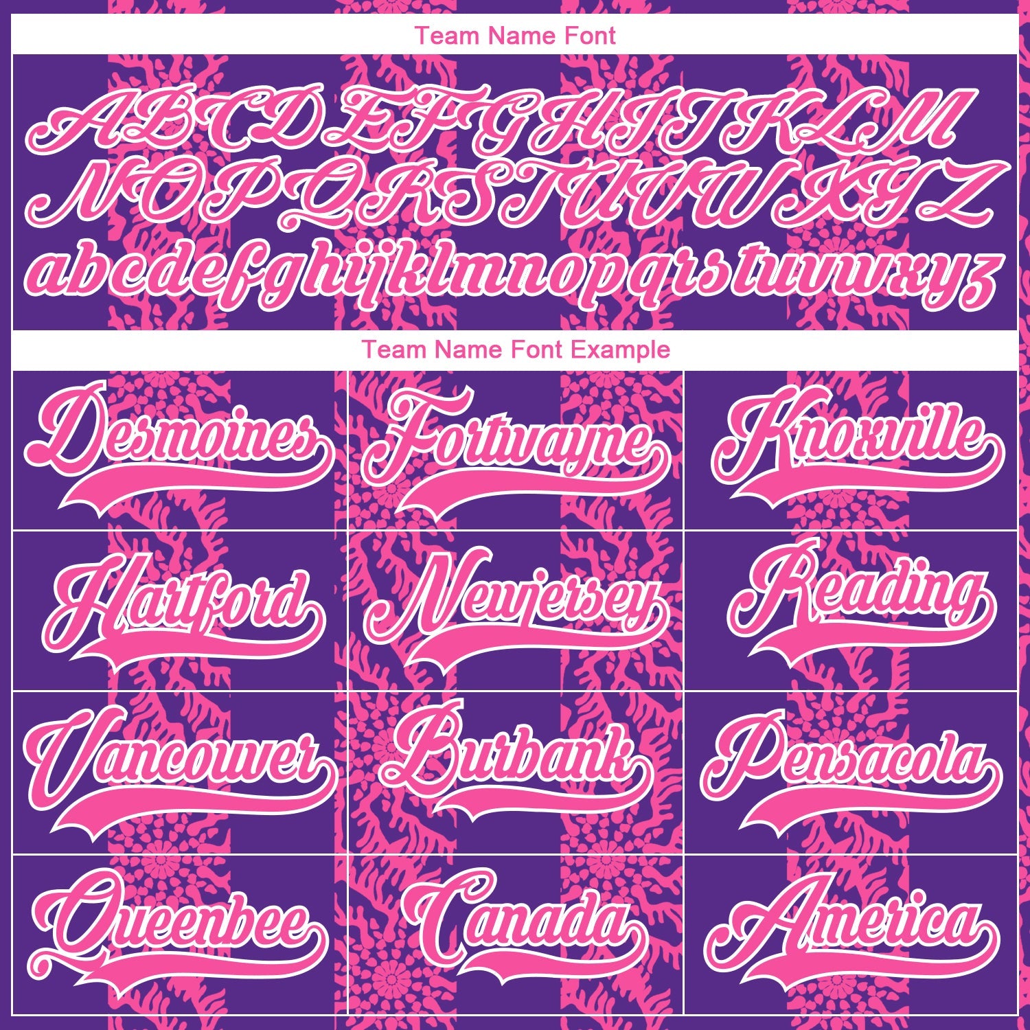 Custom Purple Pink-White 3D Pattern Abstract Shape Hockey Lace Neck Jersey view 4