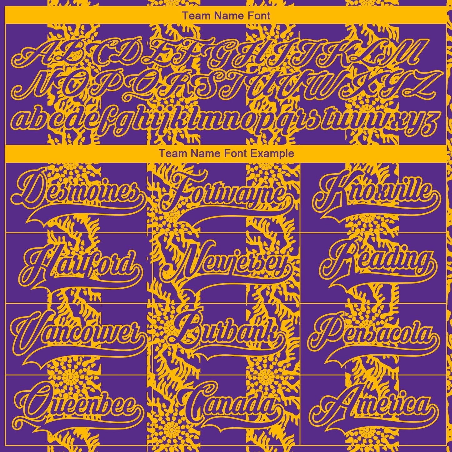 Custom Purple Gold-White 3D Pattern Abstract Shape Hockey Lace Neck Jersey view 4
