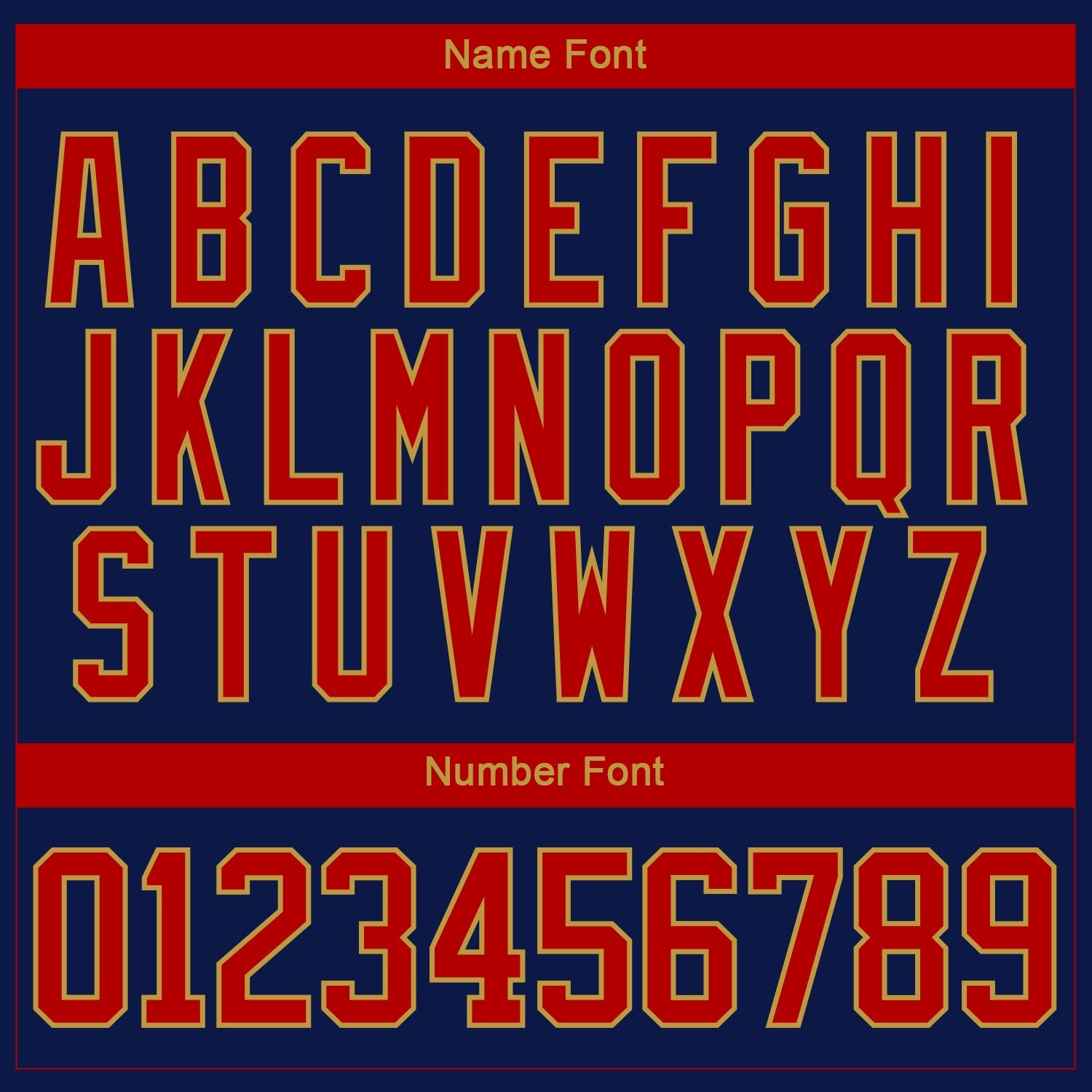 Custom Navy Red Old Gold-White 3D Pattern Abstract Shape Hockey Lace Neck Jersey view 5