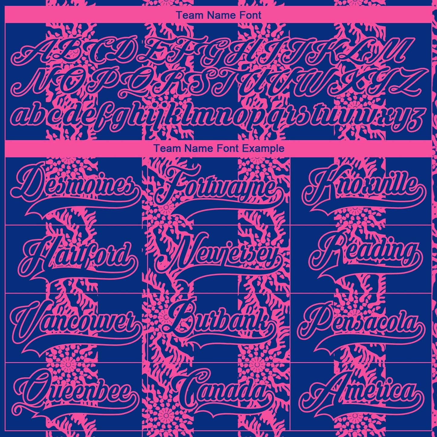 Custom Royal Pink-White 3D Pattern Abstract Shape Hockey Lace Neck Jersey view 4