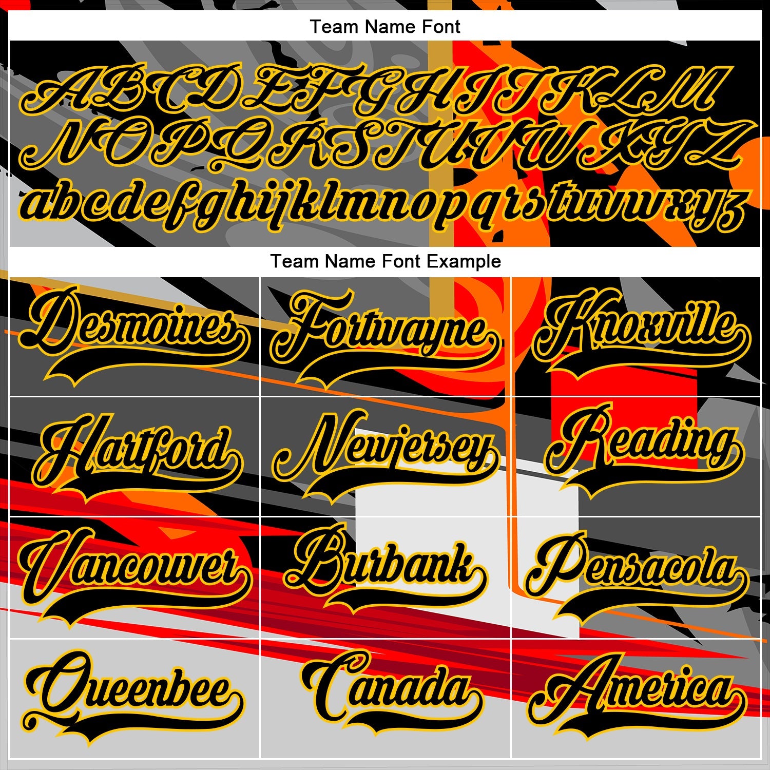 Custom Black Red-Yellow 3D Pattern Abstract Hockey Lace Neck Jersey view 4