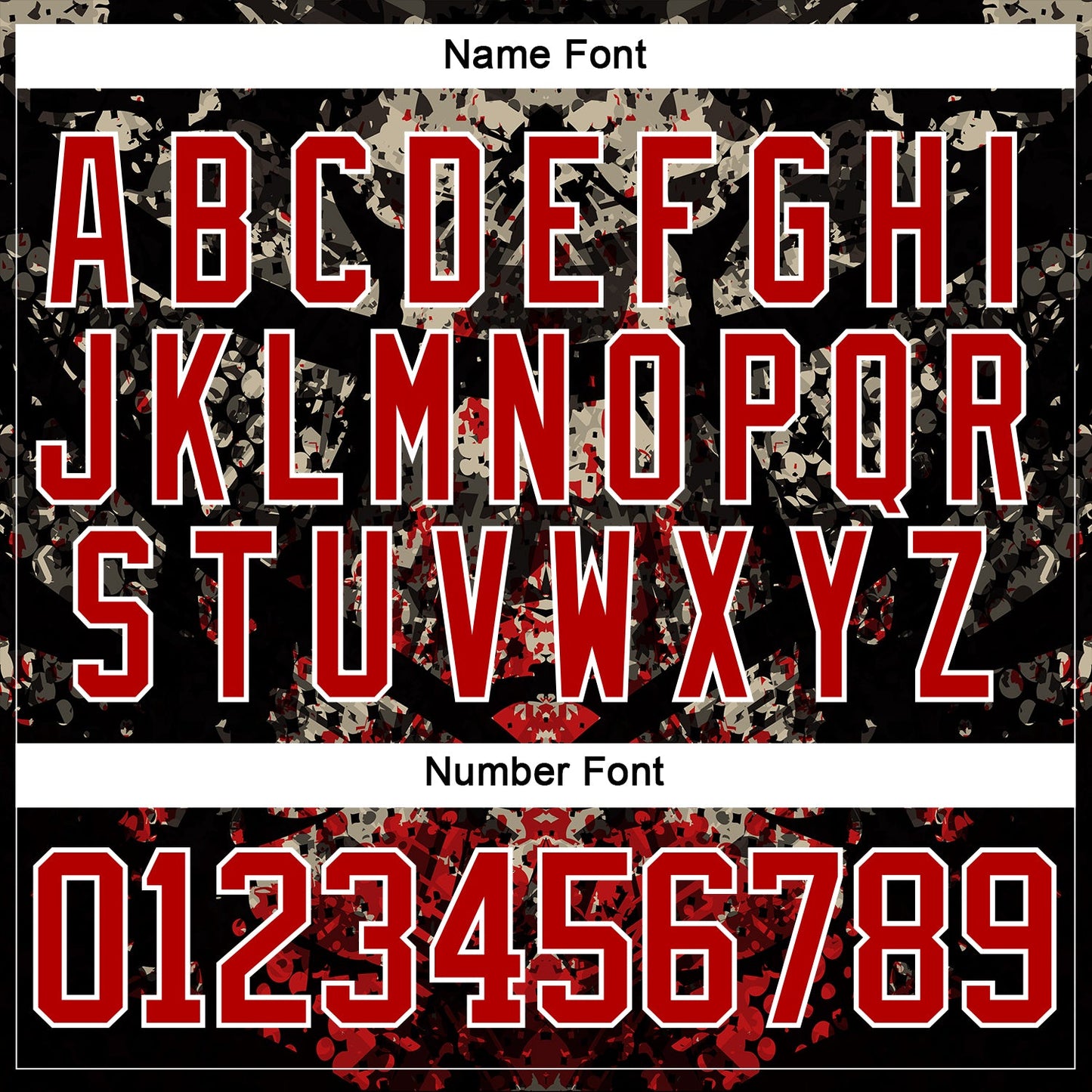 Custom Black Red City Cream-White 3D Pattern Abstract Grunge Hockey Lace Neck Jersey view 5