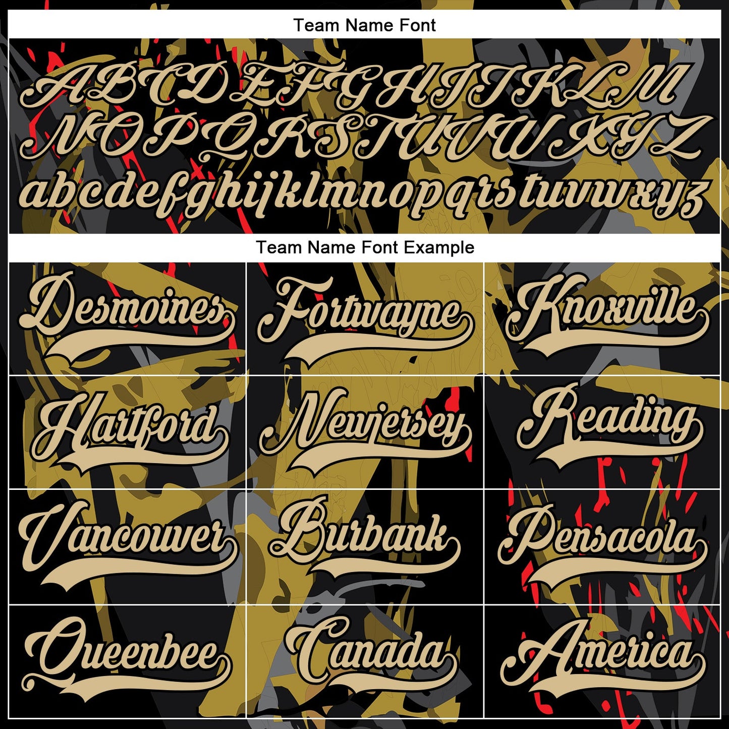 Custom Black Vegas Gold-Gray 3D Pattern Abstract Hockey Lace Neck Jersey view 4