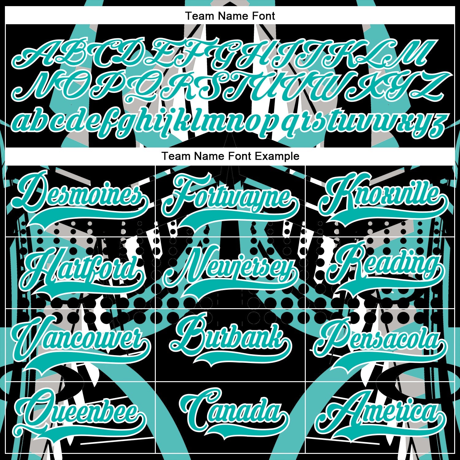 Custom Black Aqua-White 3D Pattern Abstract Hockey Lace Neck Jersey view 4