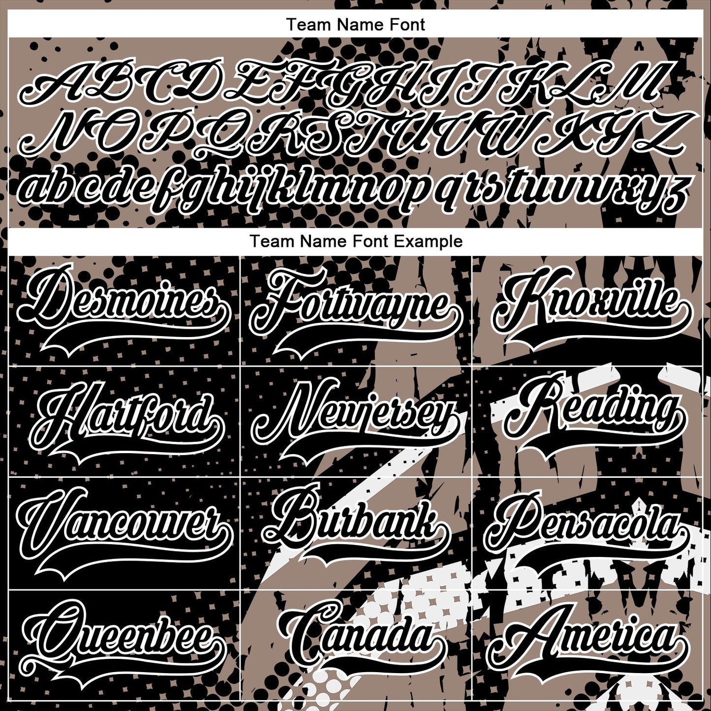 Custom Black Brown-White 3D Pattern Abstract Hockey Lace Neck Jersey view 4