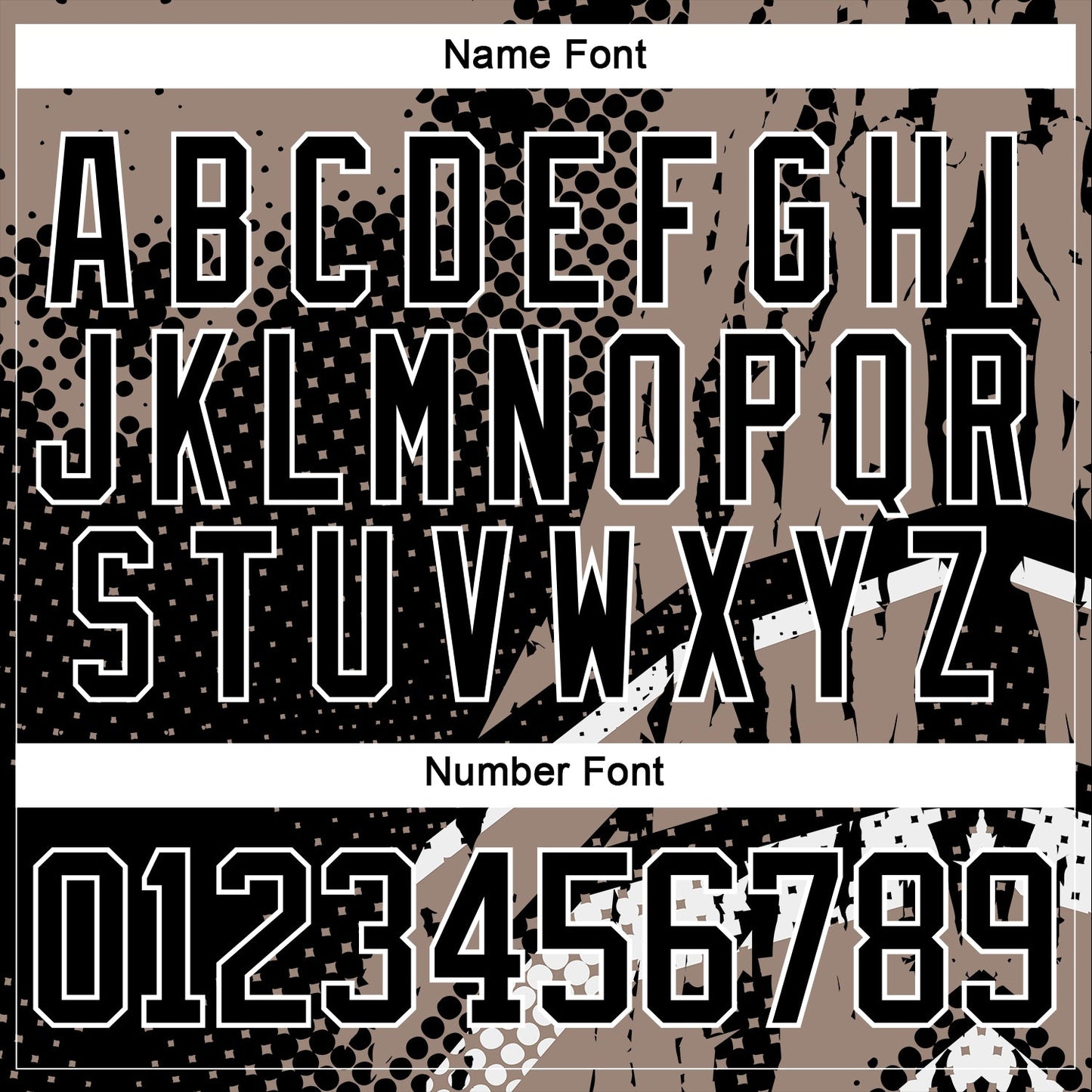 Custom Black Brown-White 3D Pattern Abstract Hockey Lace Neck Jersey view 5