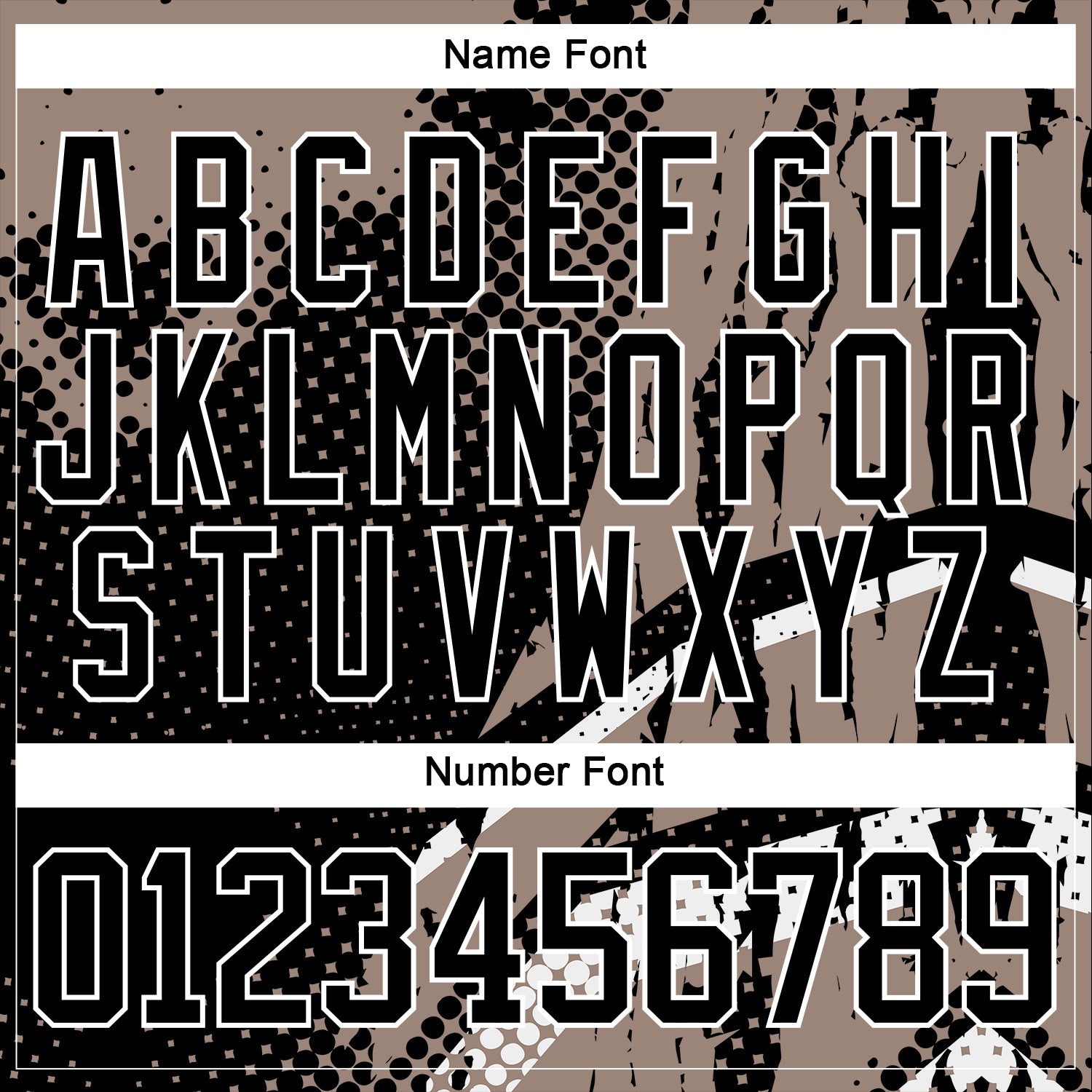 Custom Black Brown-White 3D Pattern Abstract Hockey Lace Neck Jersey view 5