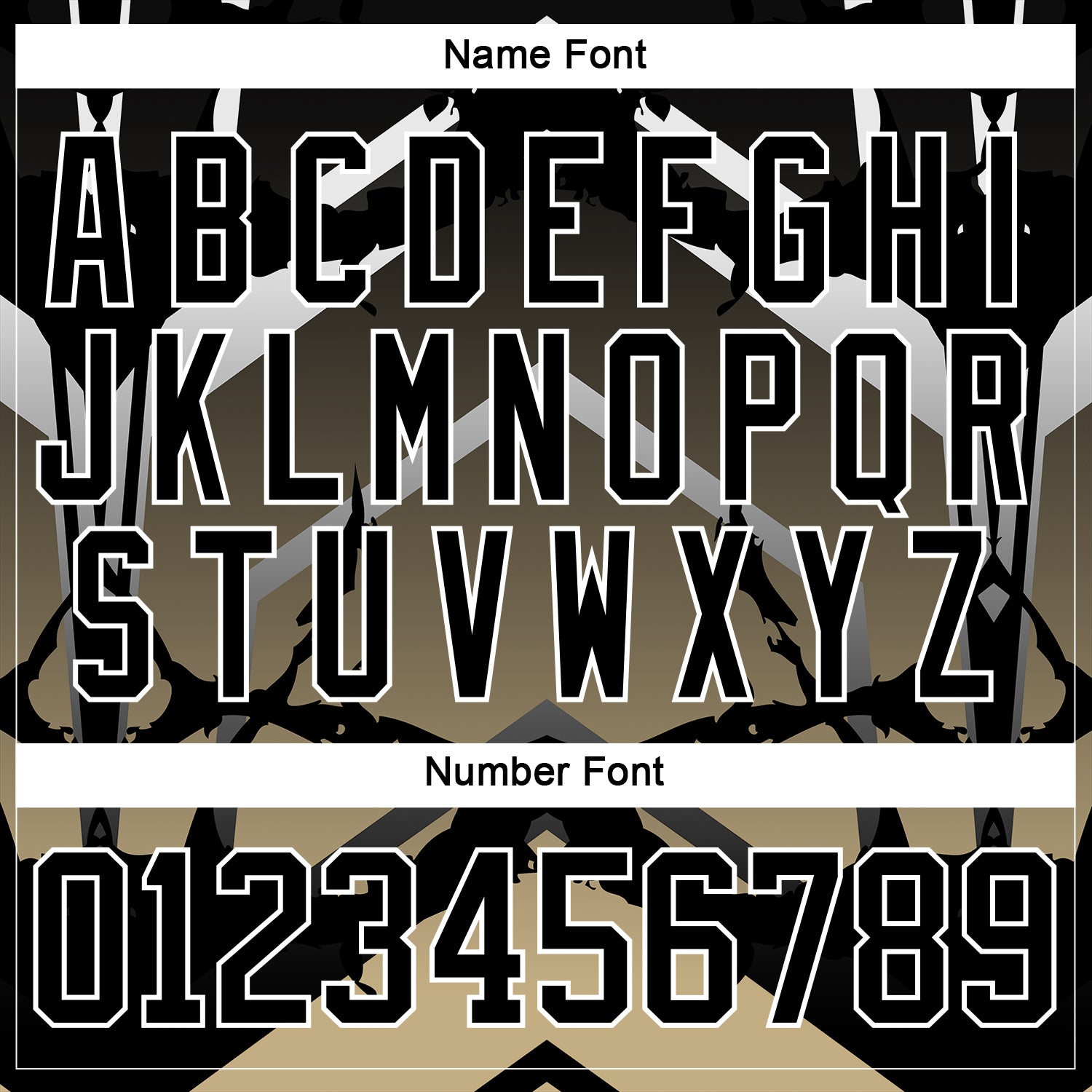 Custom Gray Black Vegas Gold-White 3D Pattern Abstract Gradient Hockey Lace Neck Jersey view 5