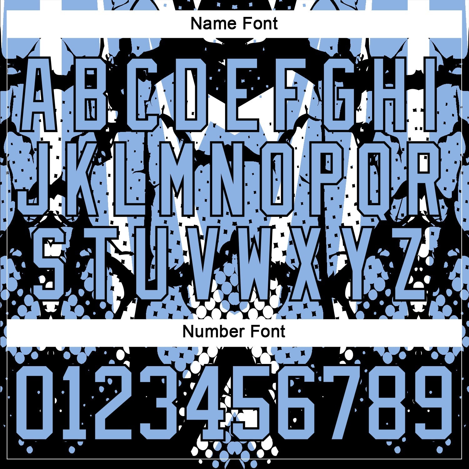 Custom Light Blue Black-White 3D Pattern Abstract Hockey Lace Neck Jersey view 5