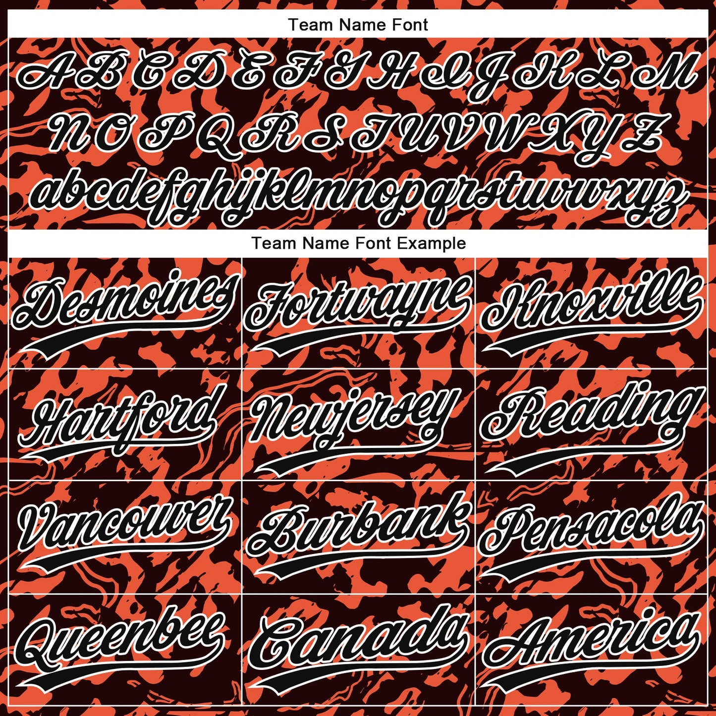 Custom Orange Black-White 3D Pattern Design Authentic Baseball Jersey view 4