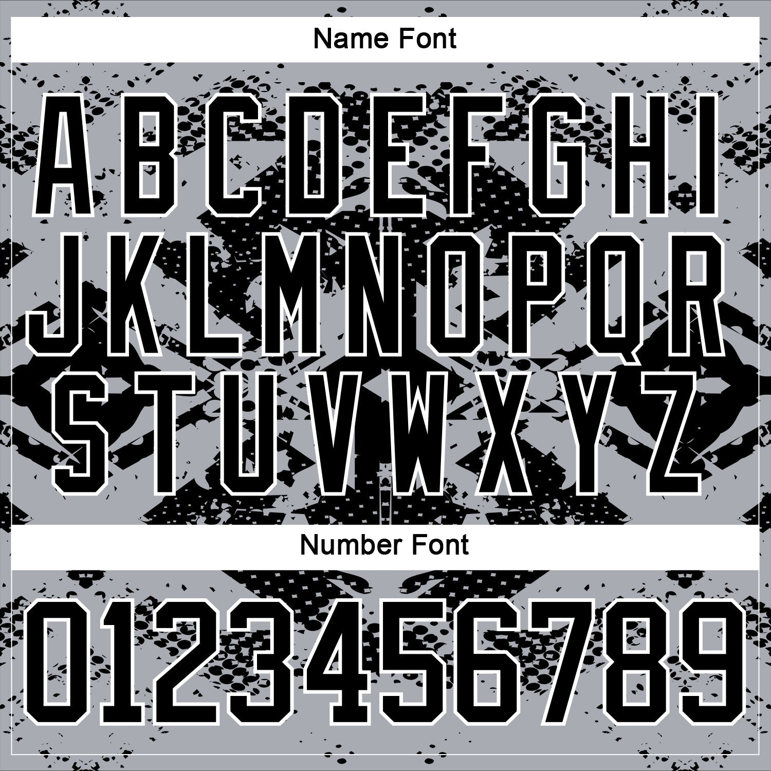 Custom Gray Black-White 3D Pattern Abstract Grunge Hockey Lace Neck Jersey view 5
