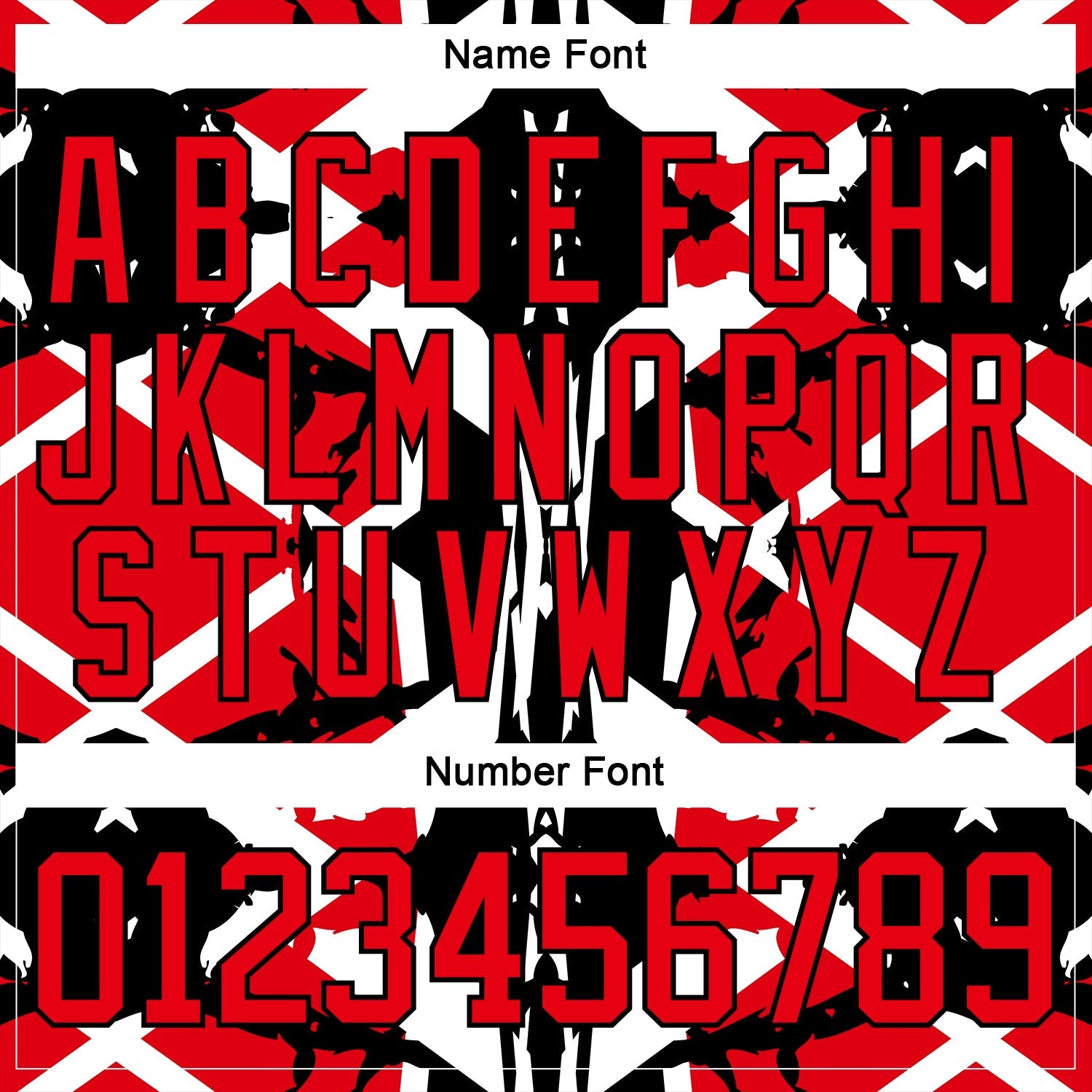 Custom Black Fire Red-White 3D Pattern Abstract Hockey Lace Neck Jersey view 5
