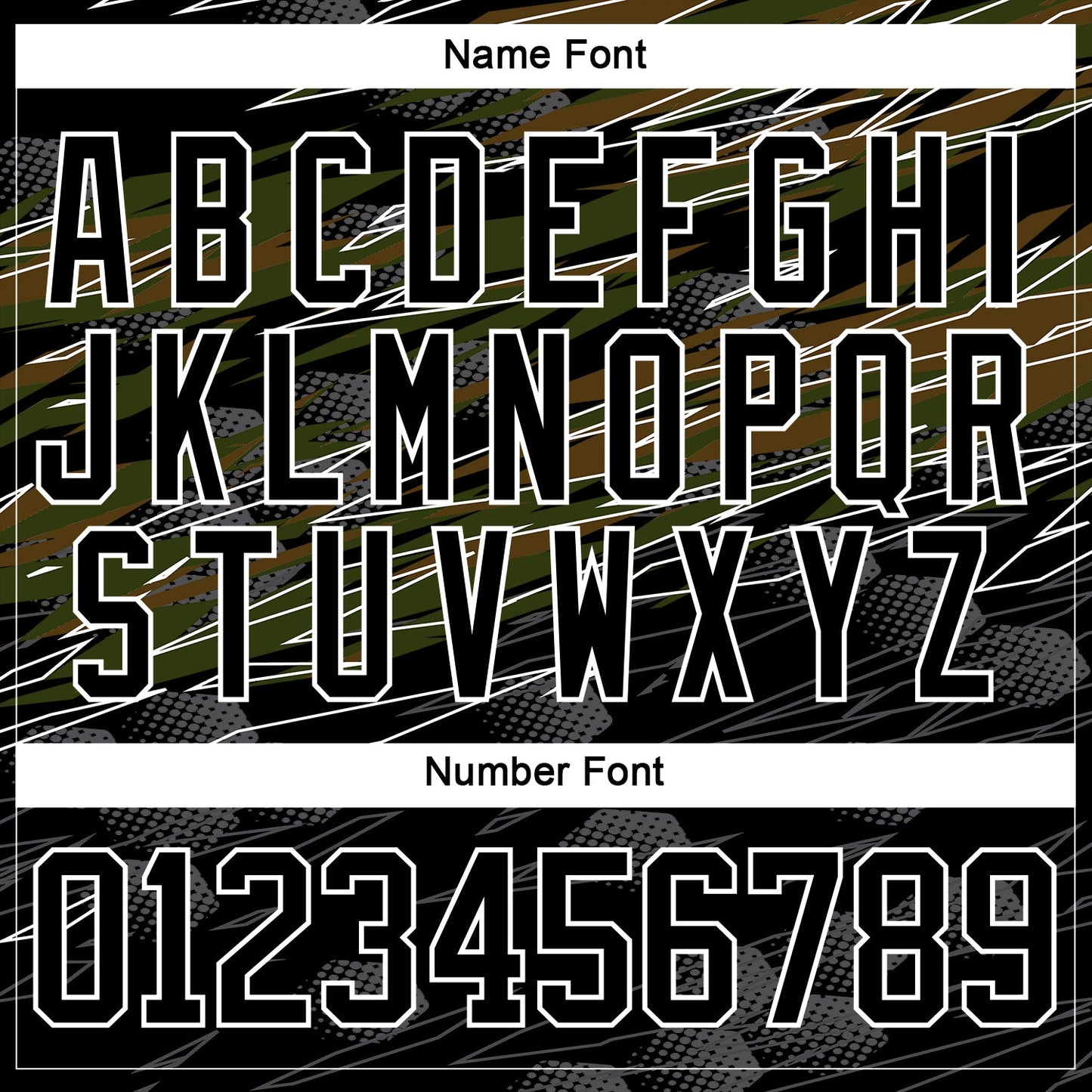 Custom Black Olive-White 3D Pattern Abstract Hockey Lace Neck Jersey view 5