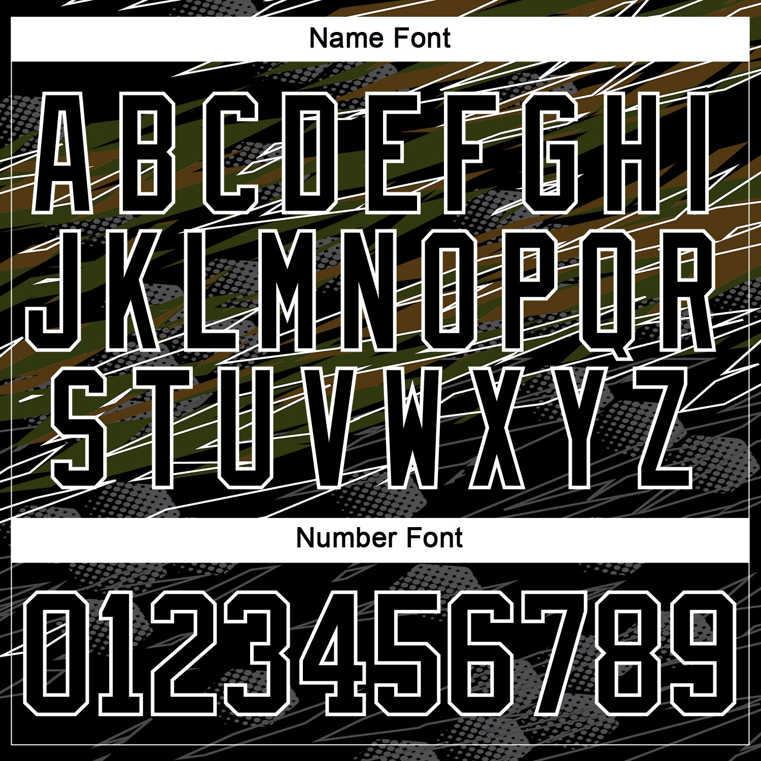 Custom Black Olive-White 3D Pattern Abstract Hockey Lace Neck Jersey view 5