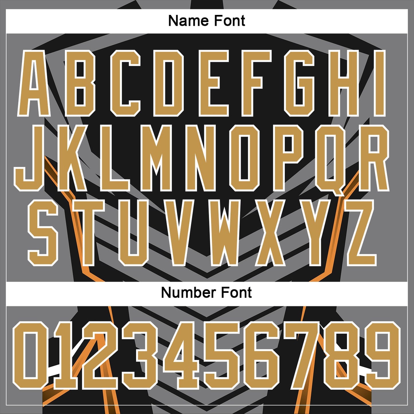 Custom Black Old Gold Gray Brown-White 3D Pattern Cyber Mecha E-sport Hockey Jersey view 5