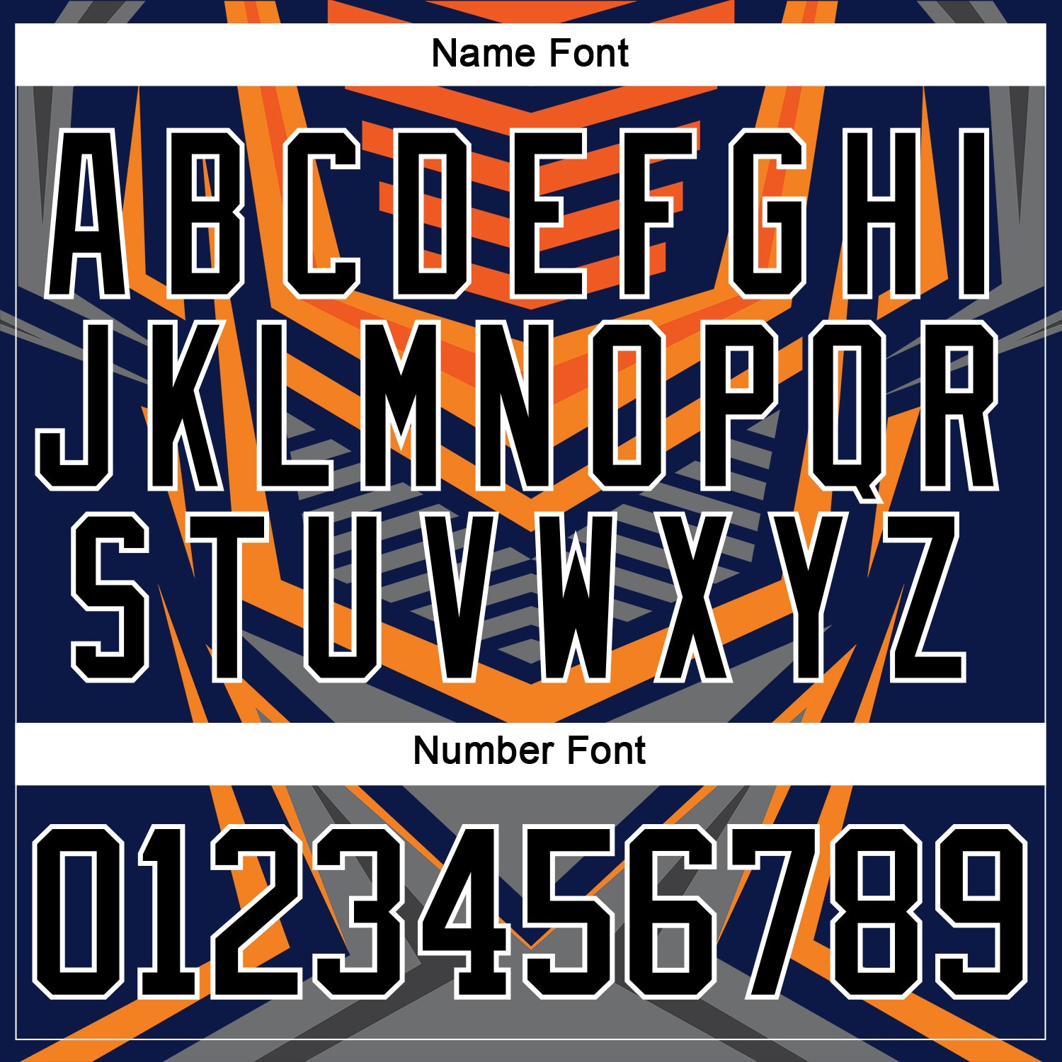 Custom Gray Black Orange-White 3D Pattern Cyber Mecha E-sport Hockey Jersey view 5