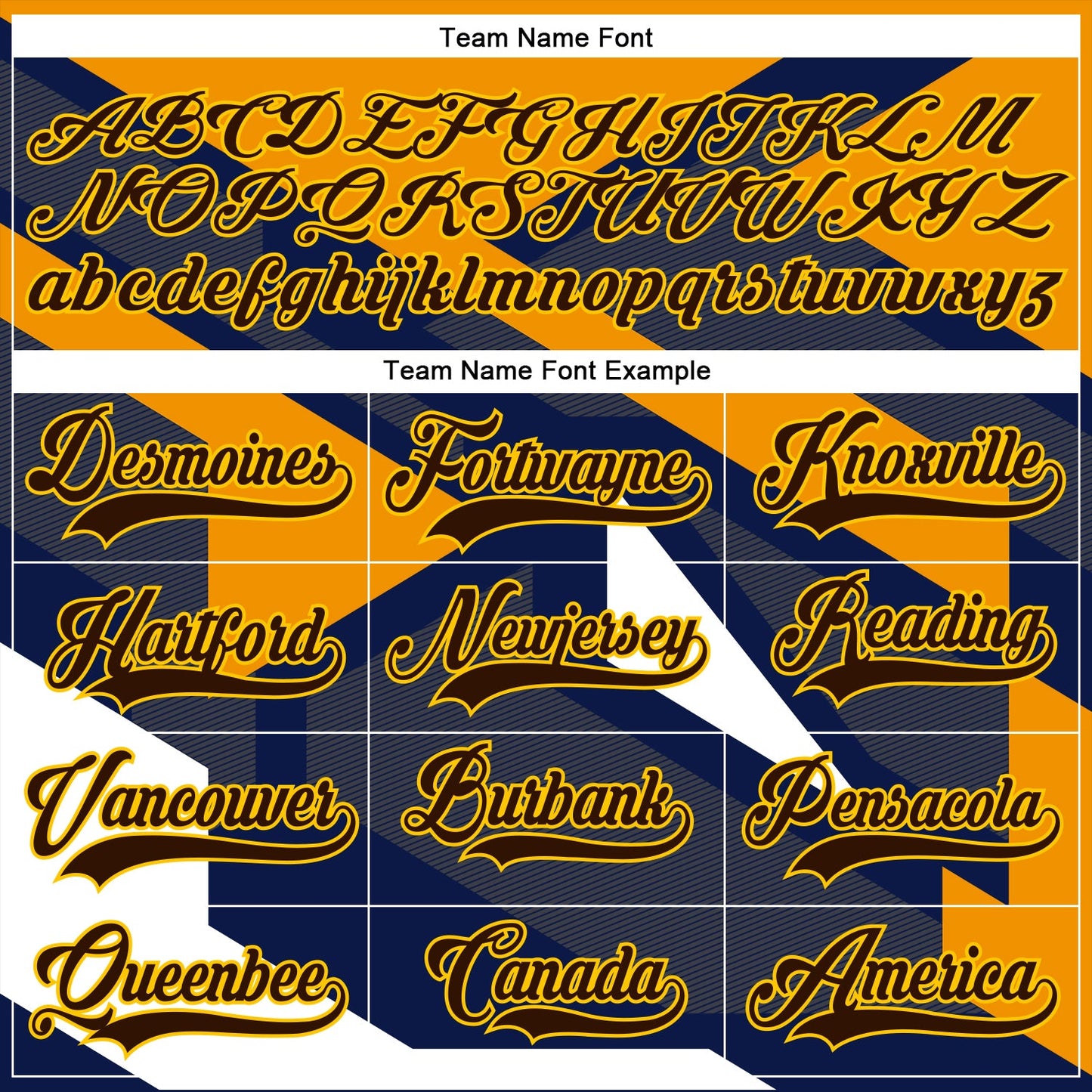 Custom Navy Brown Yellow-White 3D Pattern Cyber Mecha E-sport Hockey Jersey view 4