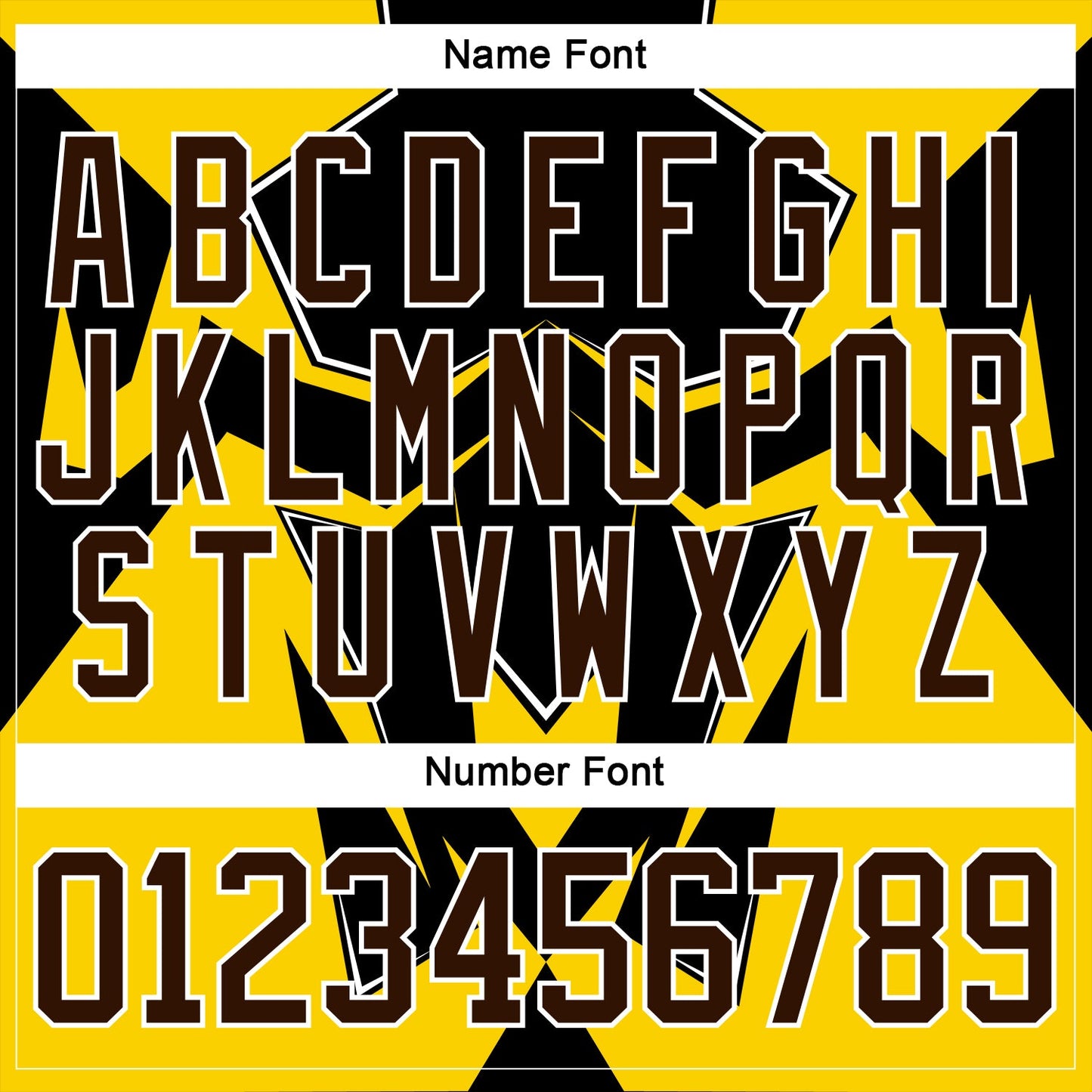 Custom Black Brown Yellow-White 3D Pattern Cyber Mecha E-sport Hockey Jersey view 5