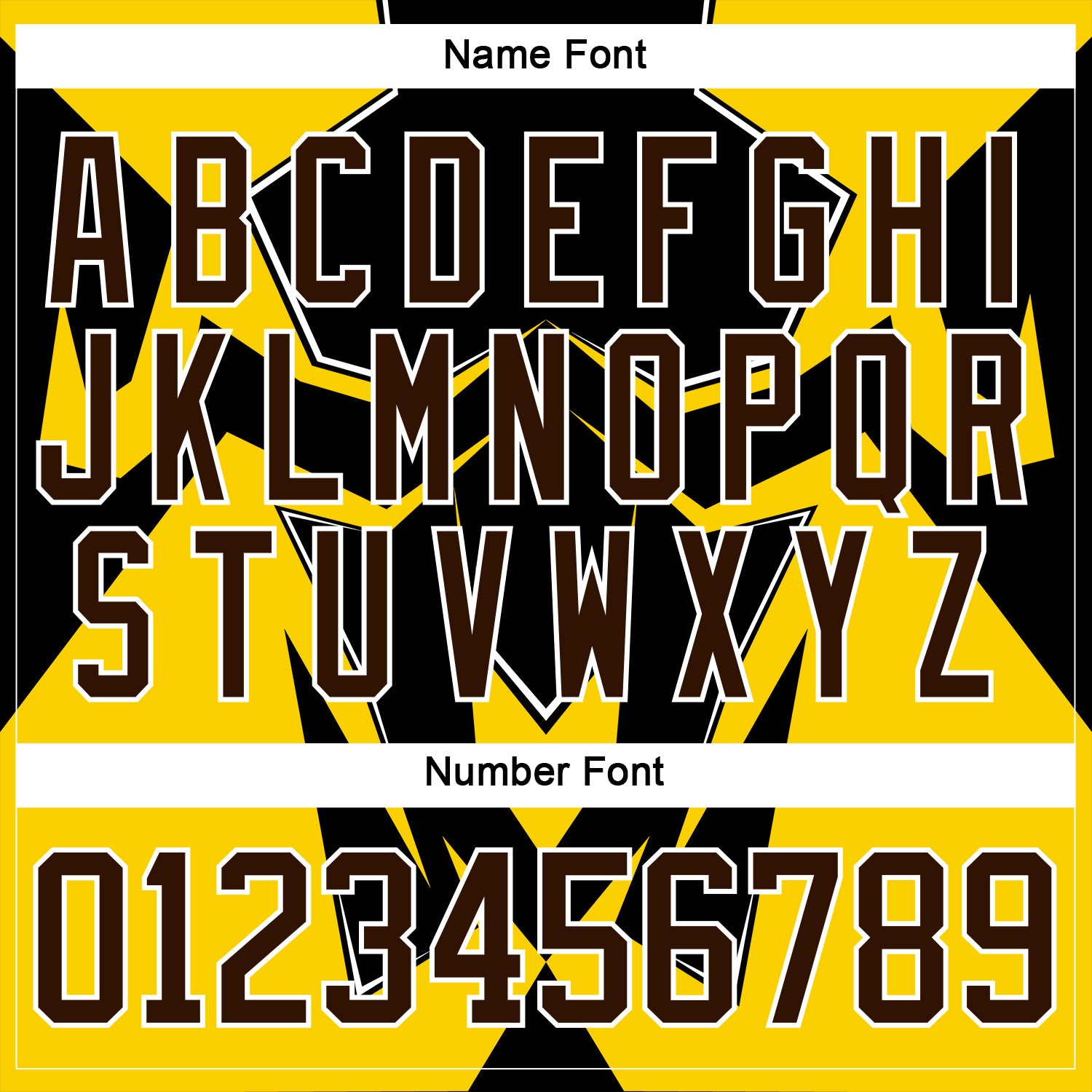 Custom Black Brown Yellow-White 3D Pattern Cyber Mecha E-sport Hockey Jersey view 5