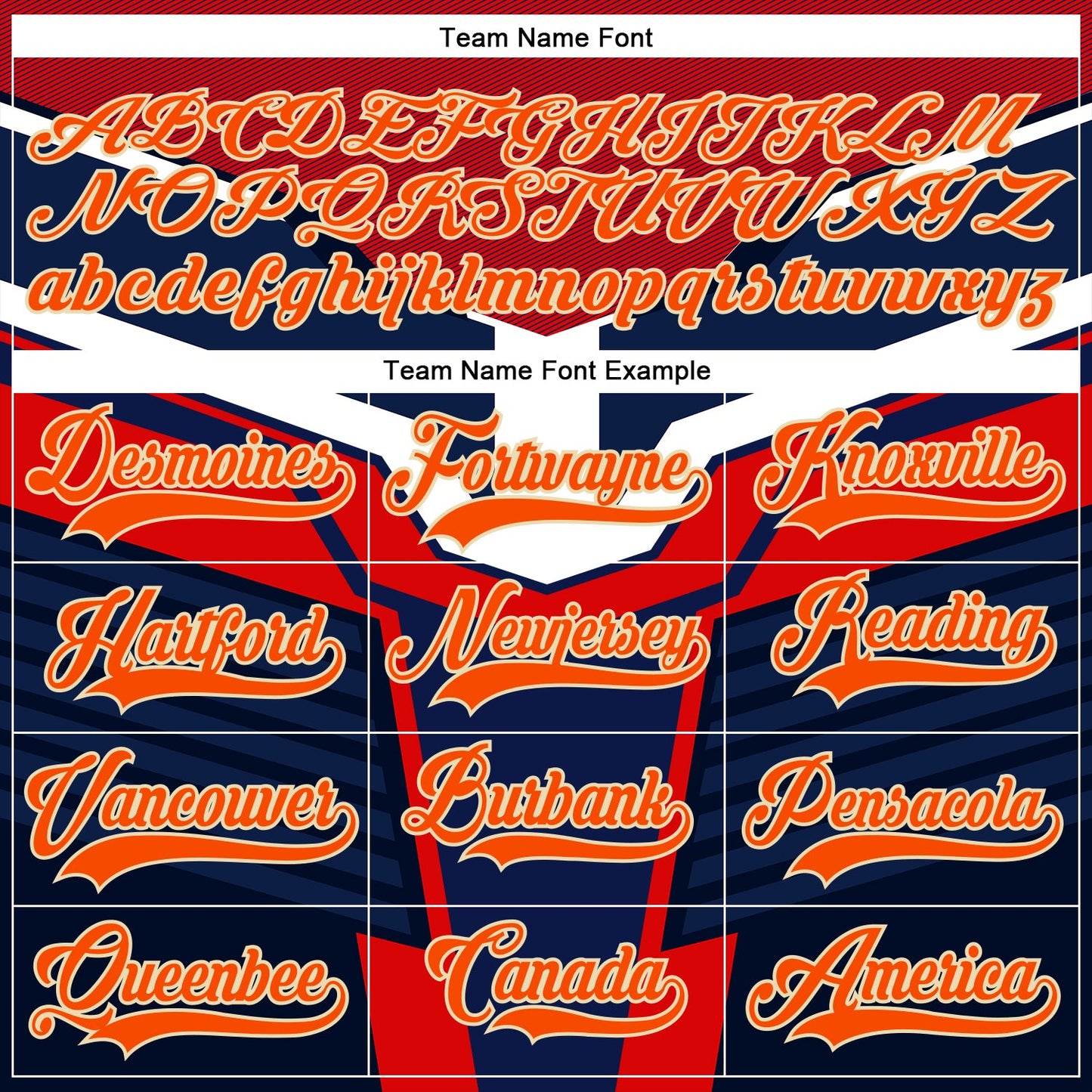 Custom Navy Orange Gold Cream-White 3D Pattern Cyber Mecha E-sport Hockey Jersey view 4
