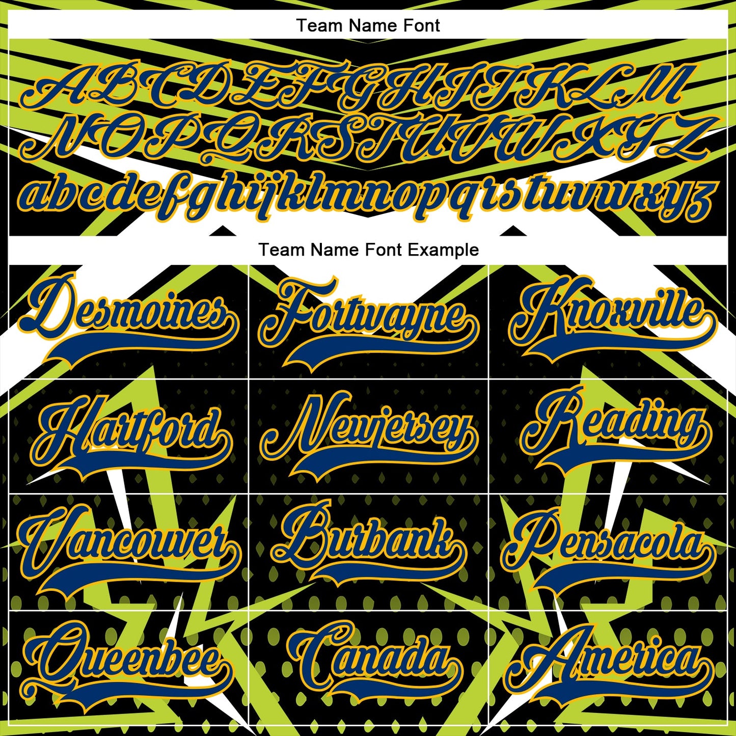 Custom Black US Navy Blue Green Navy Gold-White 3D Pattern Cyber Mecha E-sport Hockey Jersey view 4