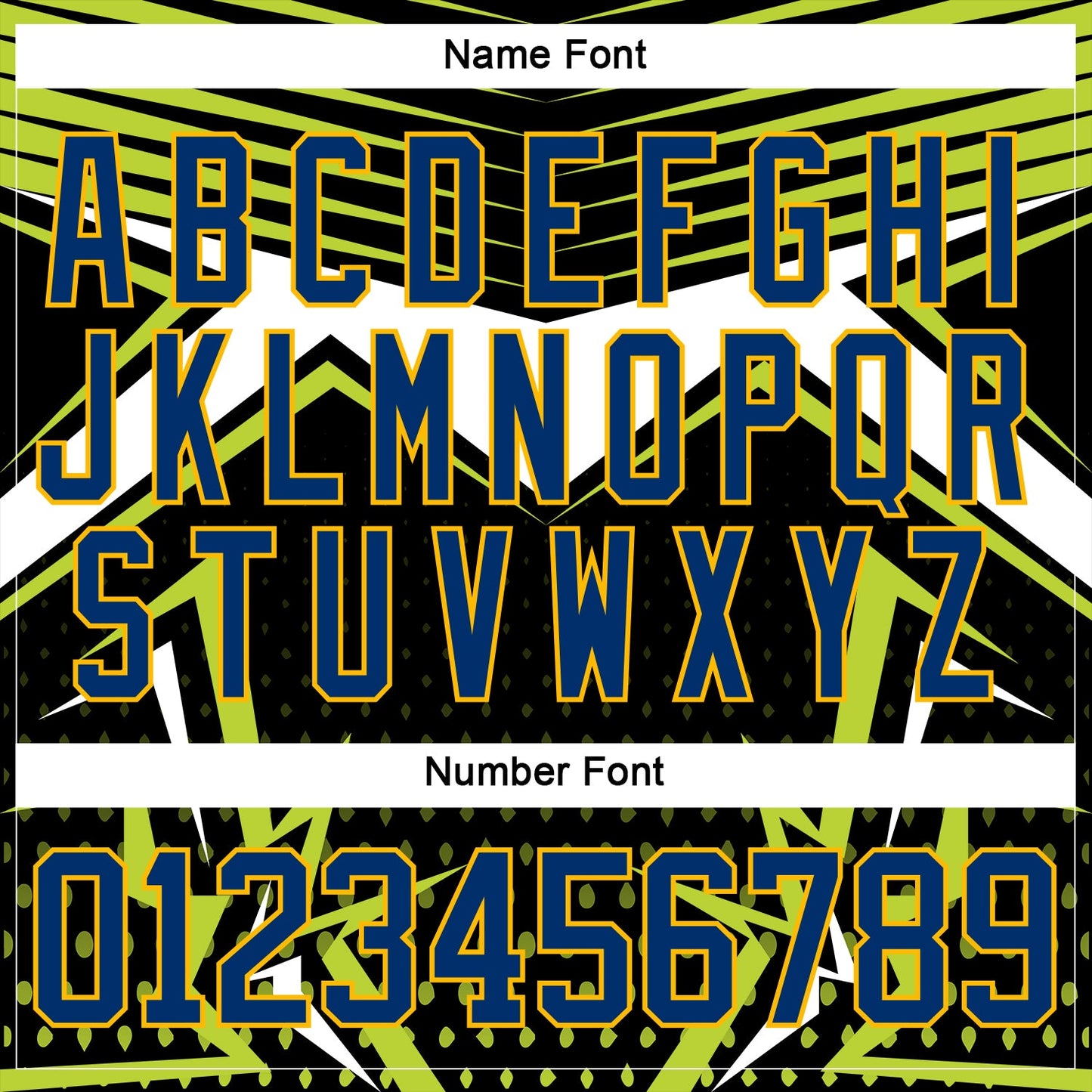 Custom Black US Navy Blue Green Navy Gold-White 3D Pattern Cyber Mecha E-sport Hockey Jersey view 5