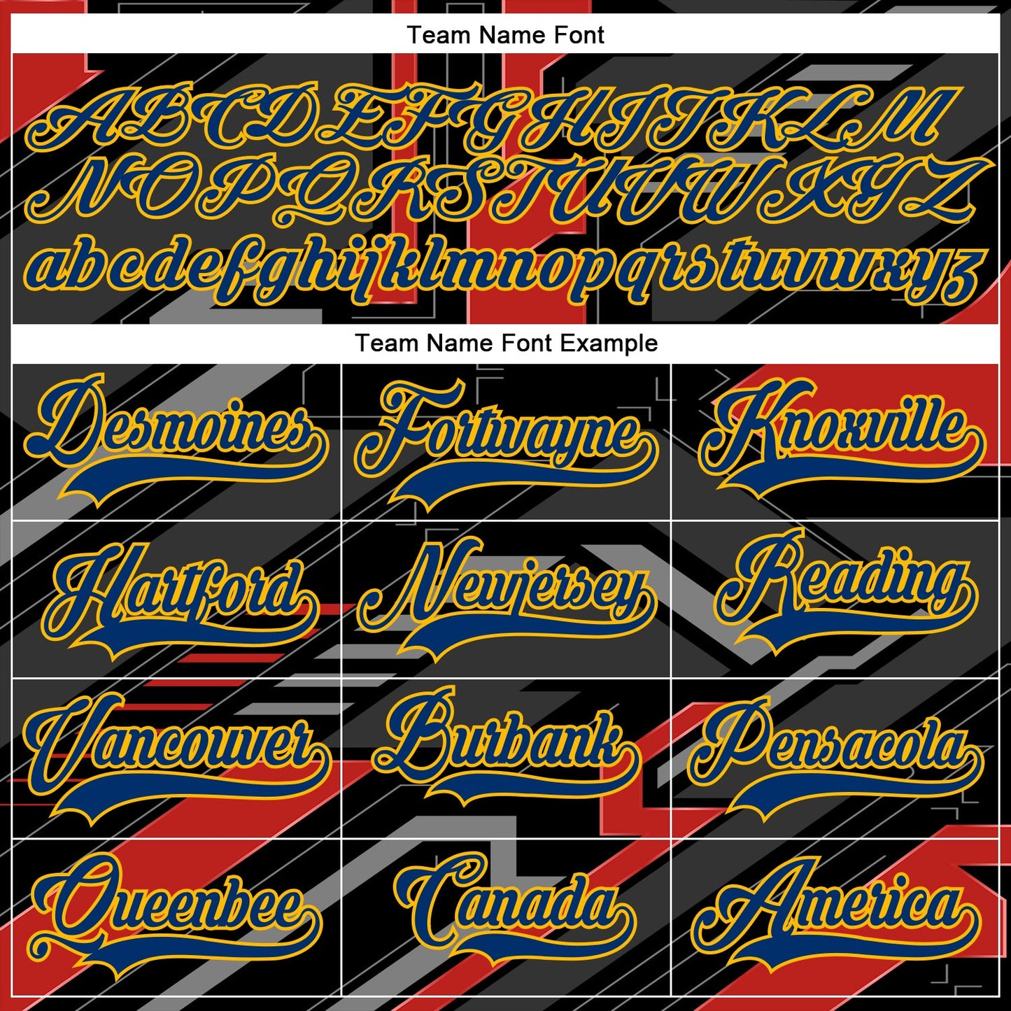 Custom Black US Navy Blue Gray Orange-Gold 3D Pattern Cyber Mecha E-sport Hockey Jersey view 4