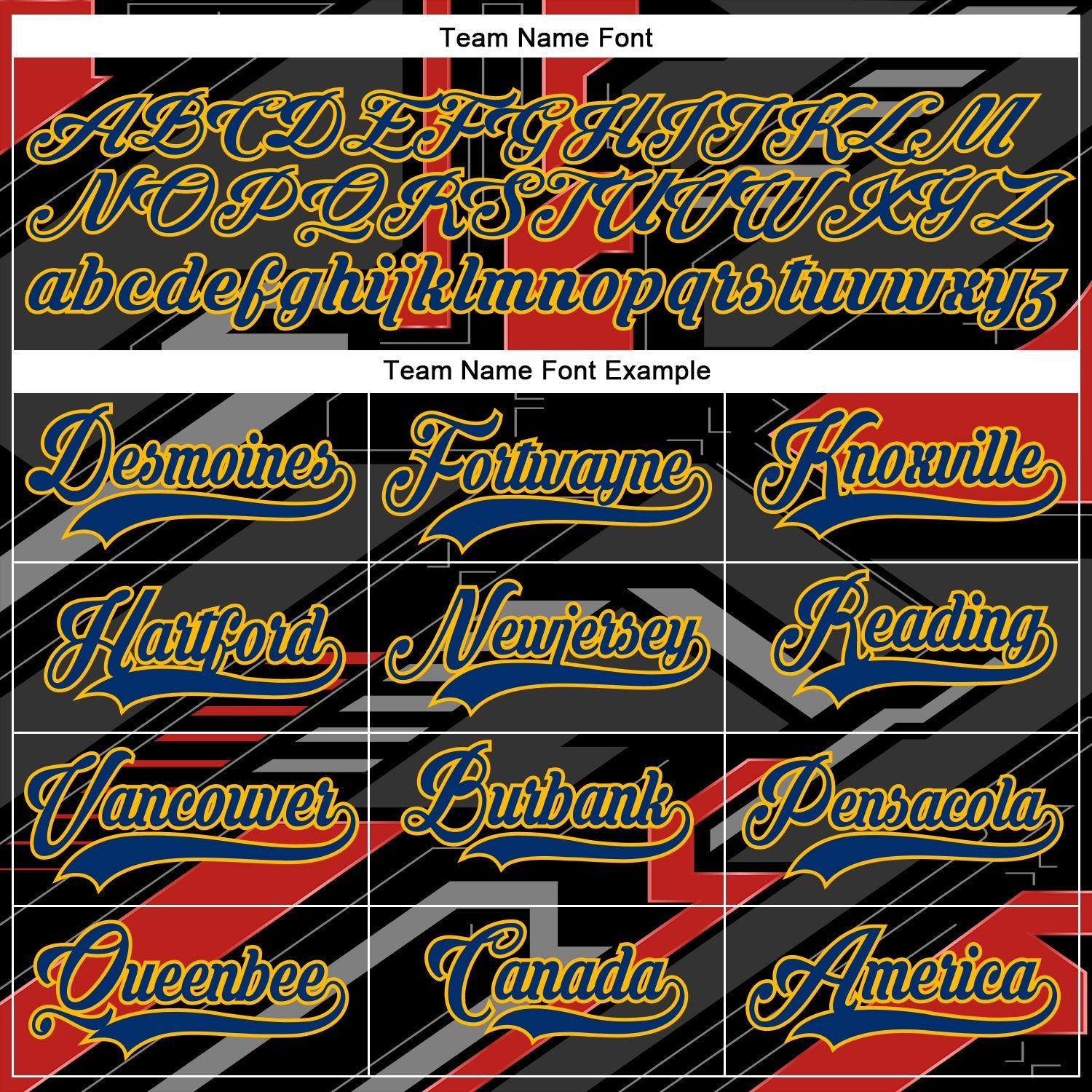 Custom Black US Navy Blue Gray Orange-Gold 3D Pattern Cyber Mecha E-sport Hockey Jersey view 4