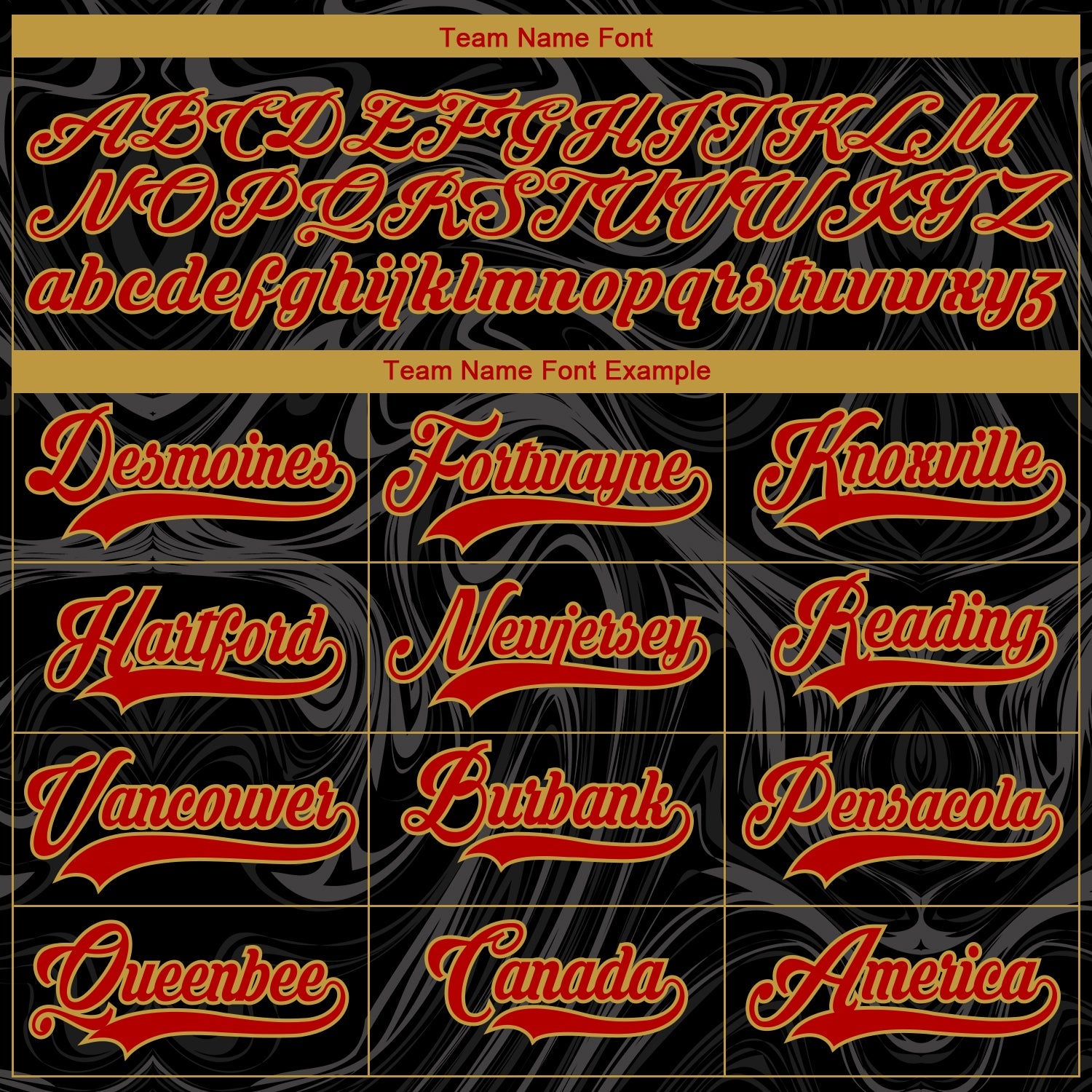 Custom Black Red Old Gold-White 3D Splash Art Hockey Lace Neck Jersey view 6