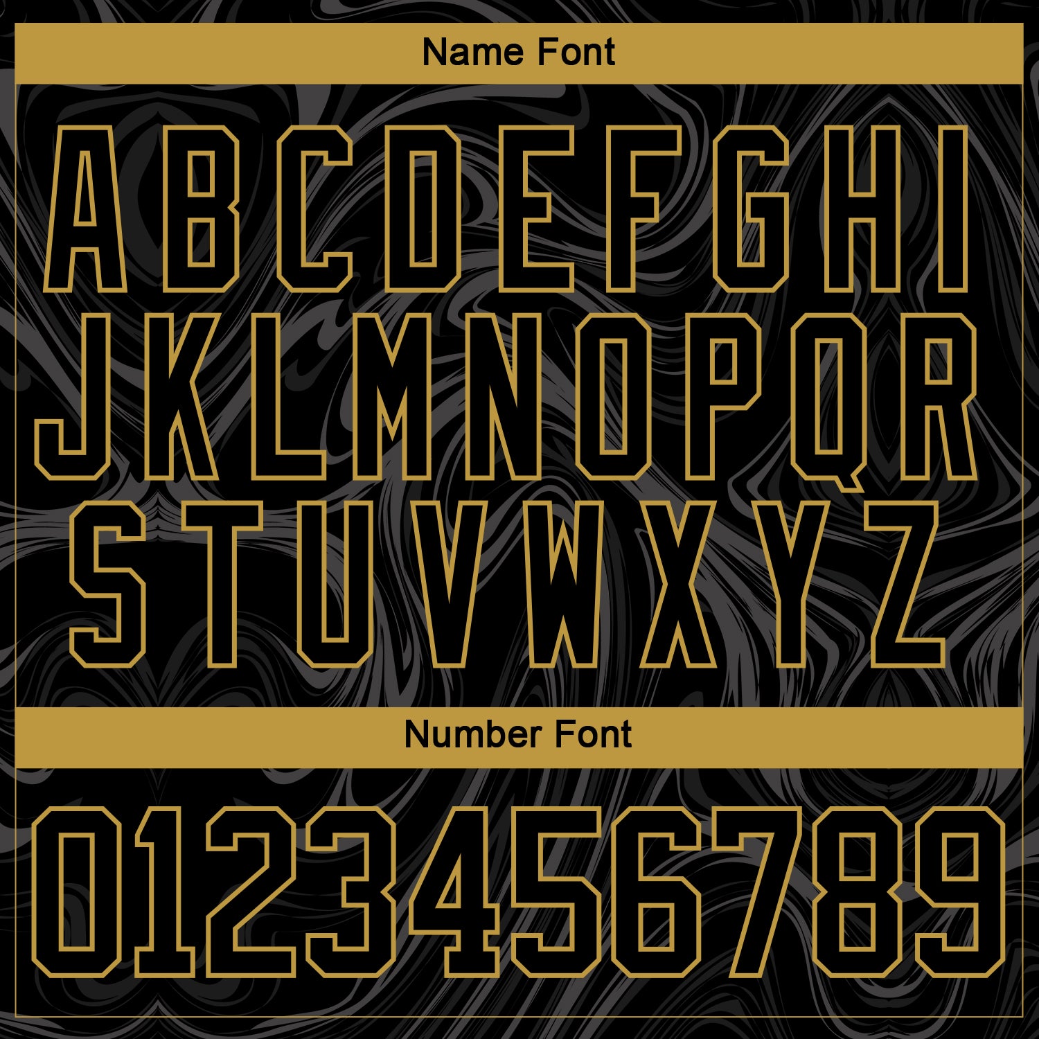 Custom Black Old Gold-White 3D Splash Art Hockey Lace Neck Jersey view 7