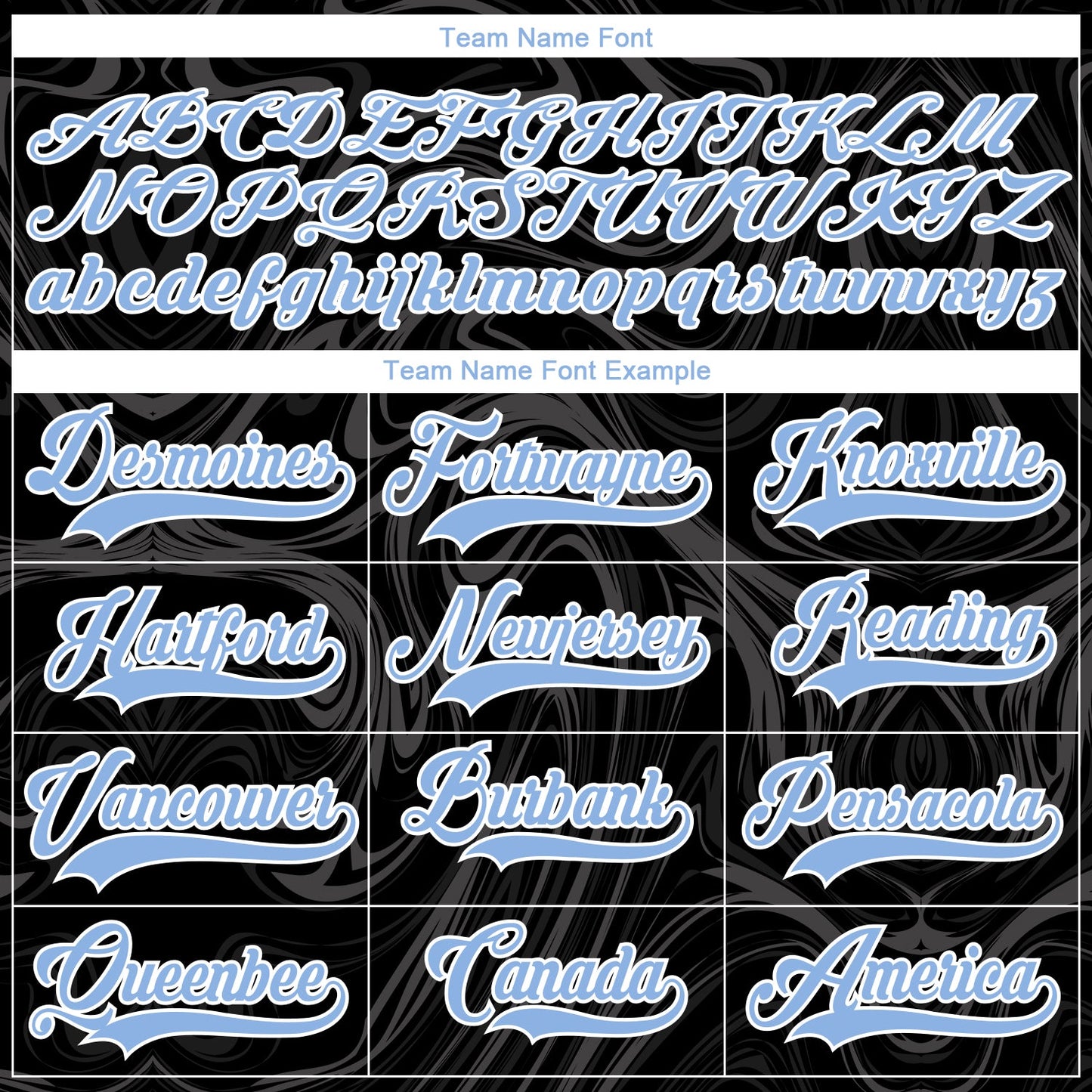 Custom Black Light Blue-White 3D Splash Art Hockey Lace Neck Jersey view 6