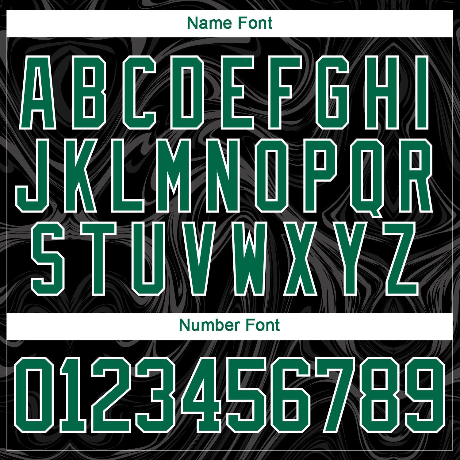 Custom Black Kelly Green-White 3D Splash Art Hockey Lace Neck Jersey view 7