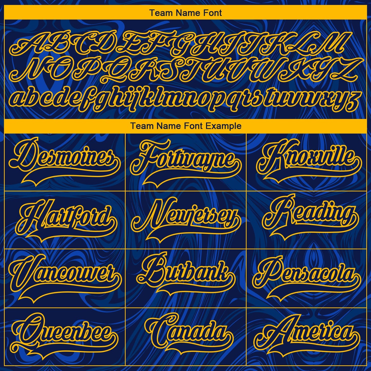 Custom Navy Gold-White 3D Splash Art Hockey Lace Neck Jersey view 6