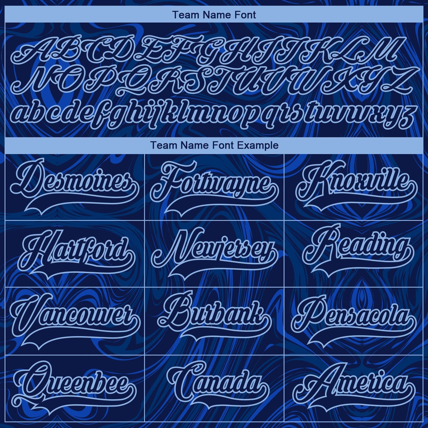 Custom Navy Light Blue-White 3D Splash Art Hockey Lace Neck Jersey view 6