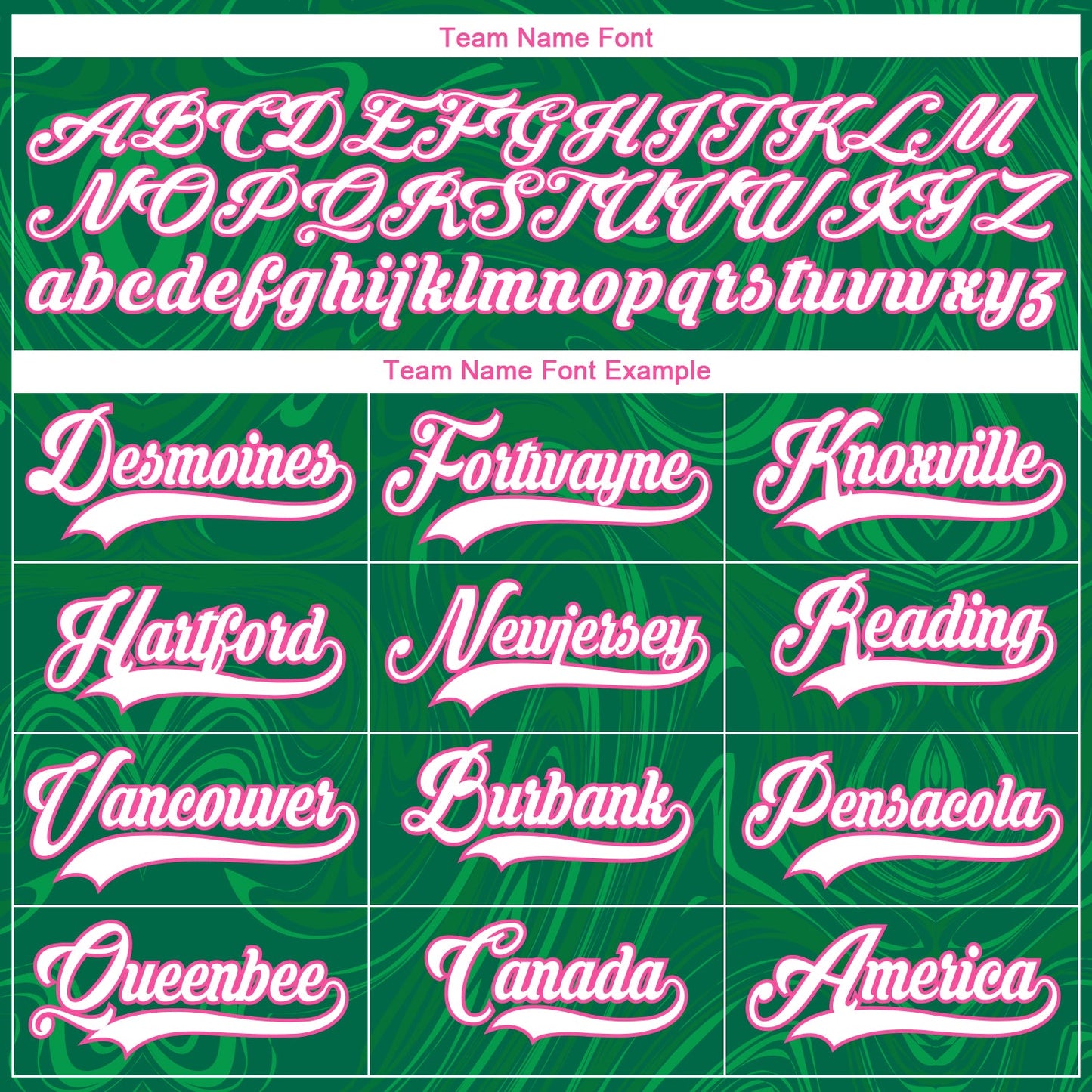 Custom Kelly Green White-Pink 3D Splash Art Hockey Lace Neck Jersey view 6
