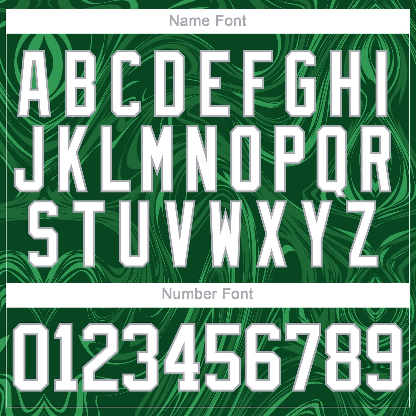 Custom Green White-Gray 3D Splash Art Hockey Lace Neck Jersey view 7
