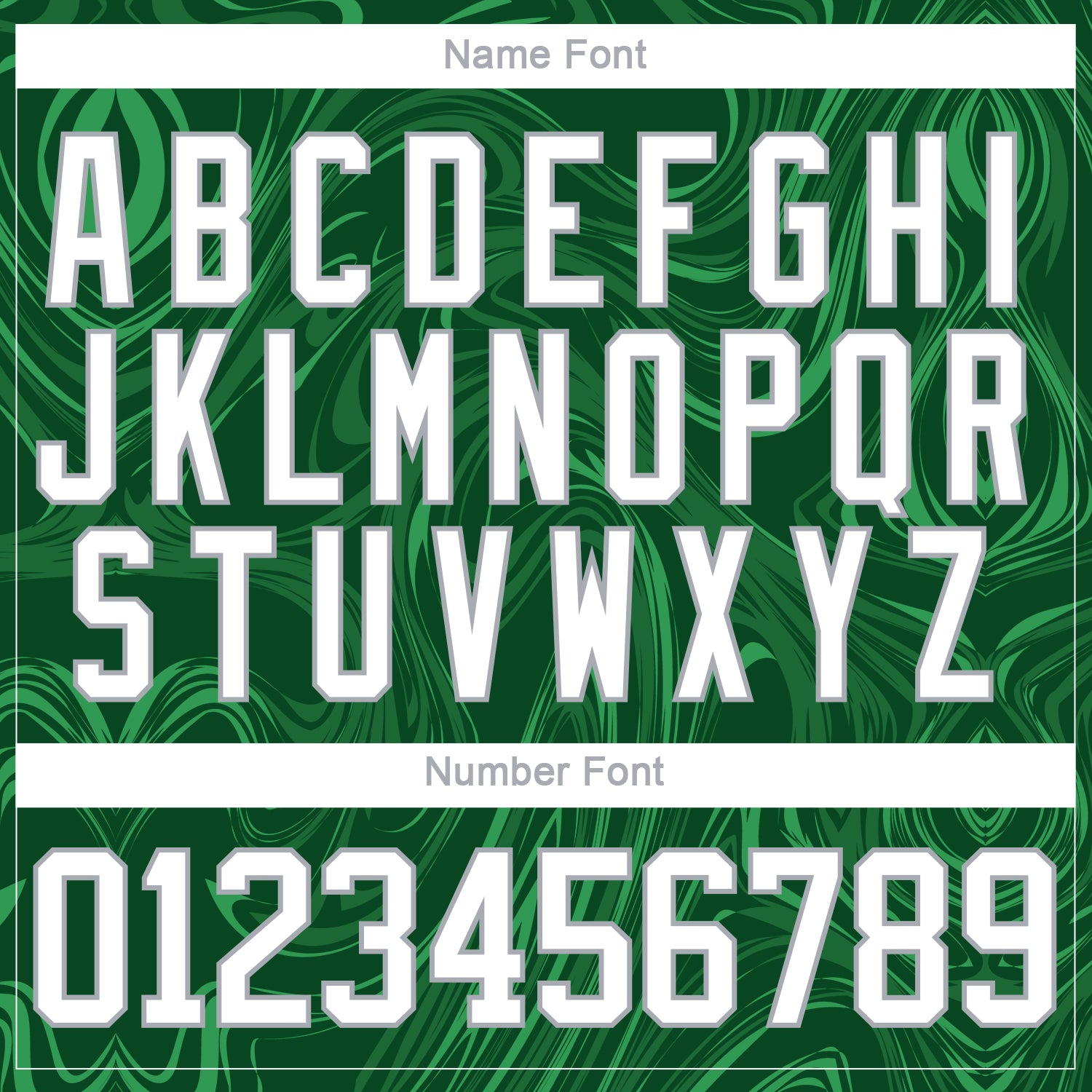 Custom Green White-Gray 3D Splash Art Hockey Lace Neck Jersey view 7